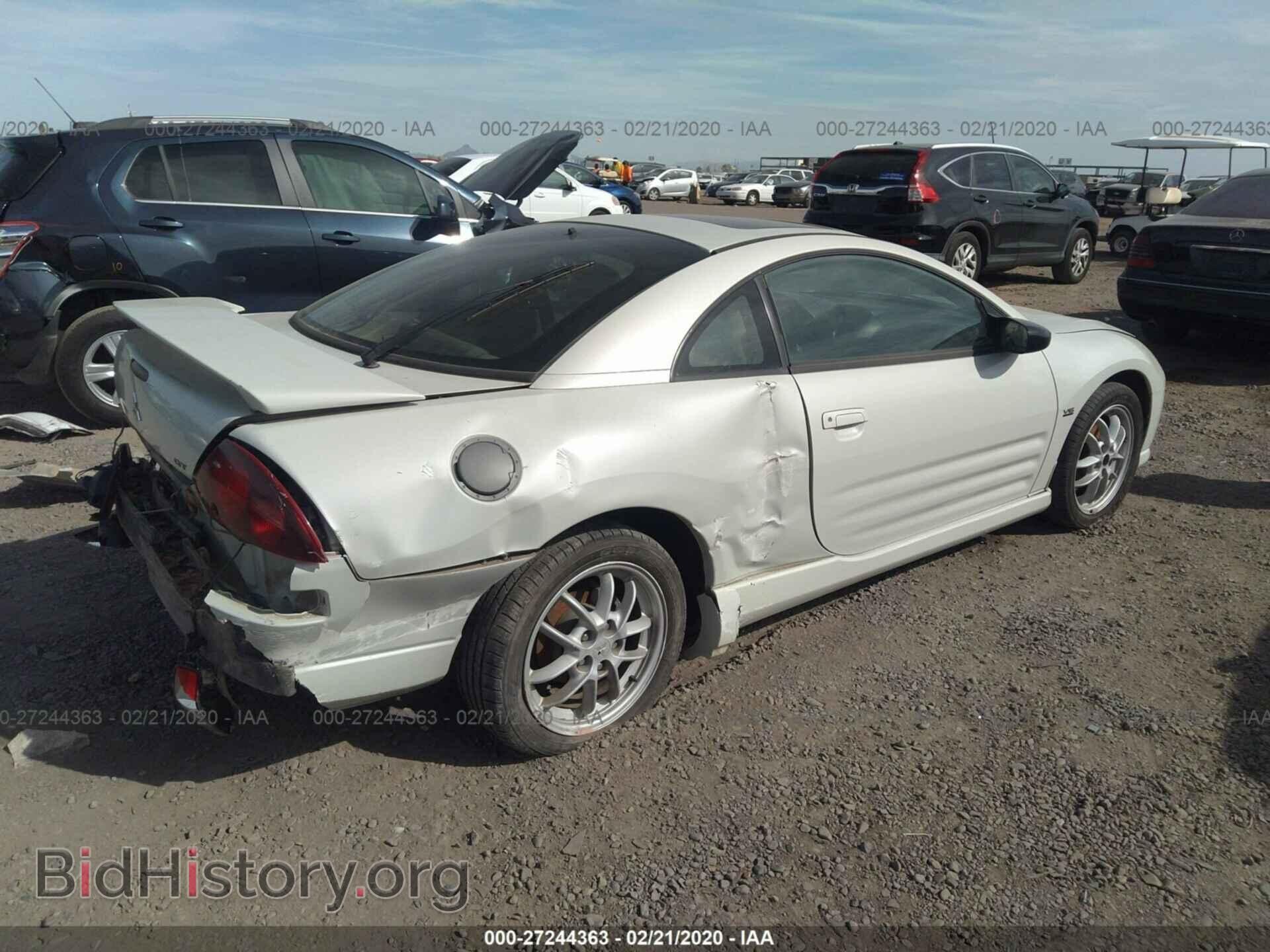 2001 MITSUBISHI ECLIPSE - VIN: 4A3AC54H41E160408 - Фото 4