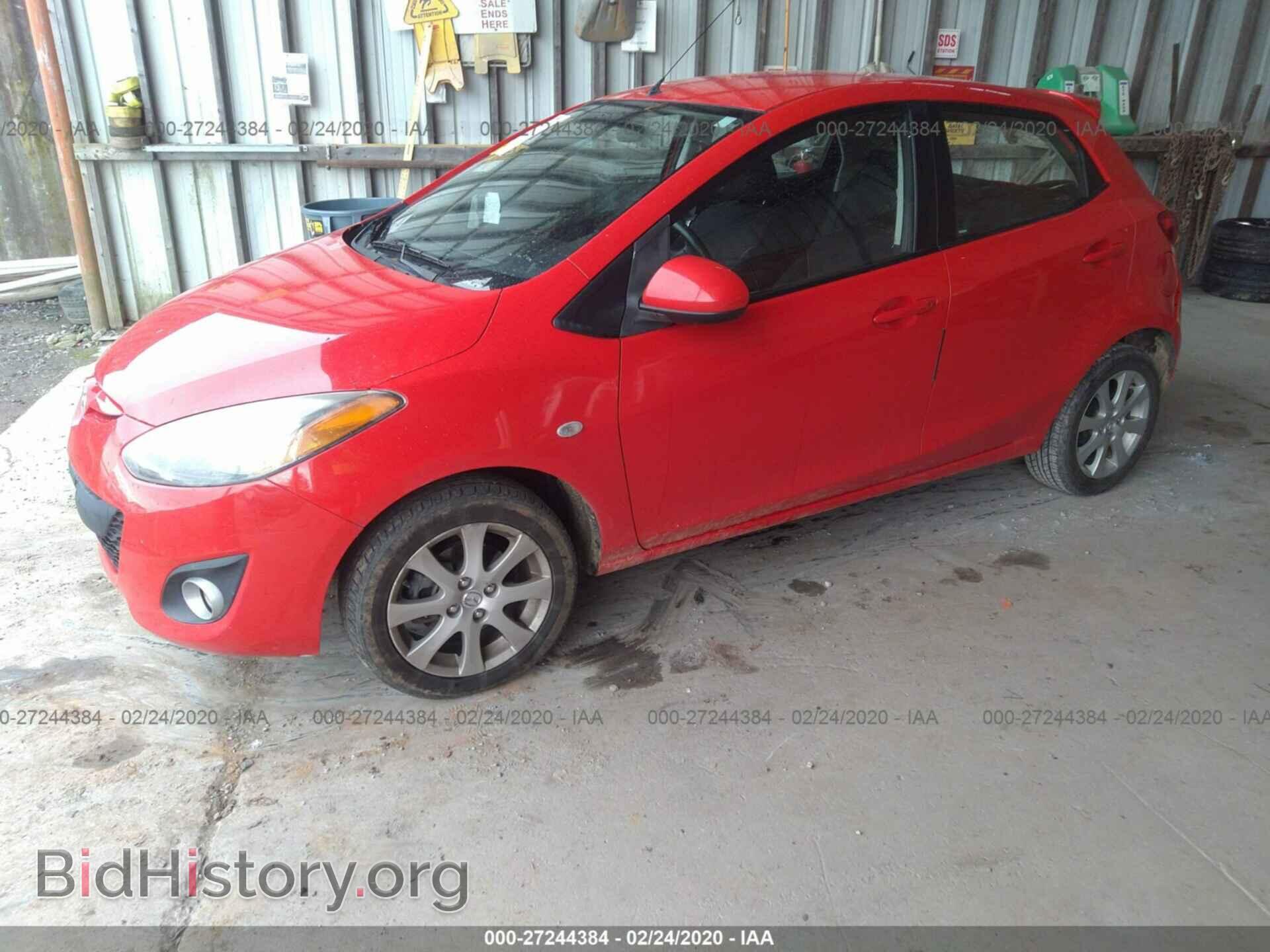2013 MAZDA MAZDA2 - VIN: JM1DE1LZ6D0158075 - Фото 2