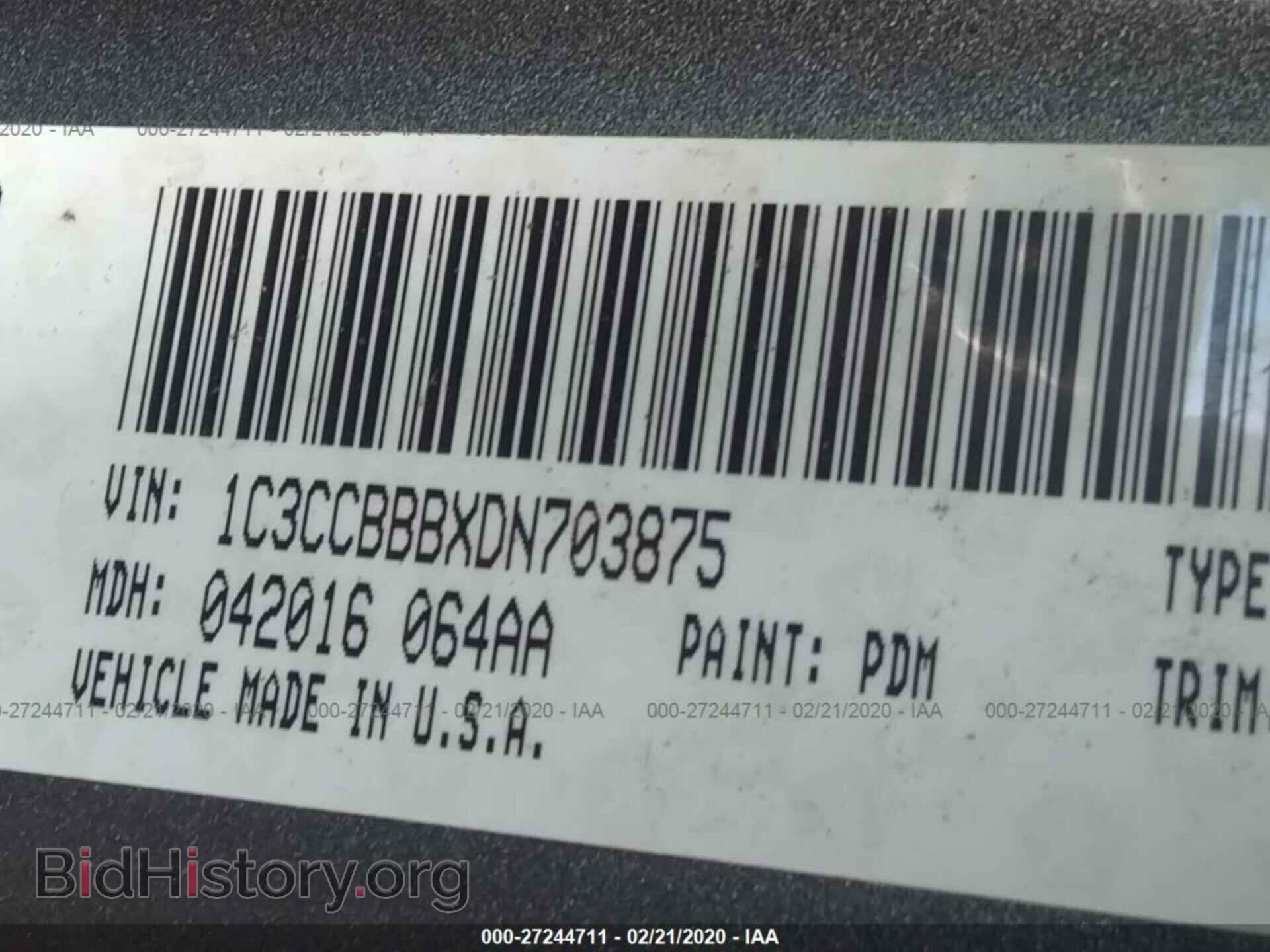 2013 CHRYSLER 200 - VIN: 1C3CCBBBXDN703875 - Фото 9