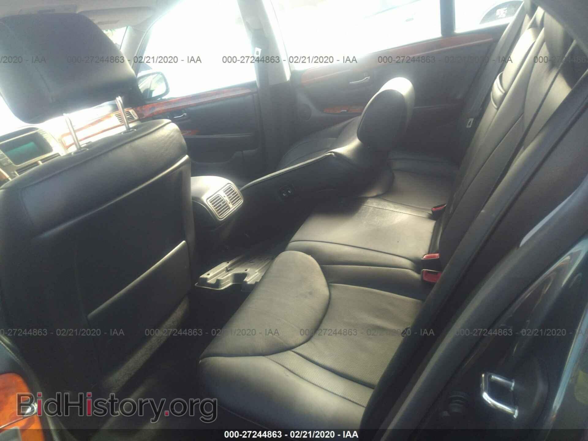 2006 LEXUS LS - VIN: JTHBN36F865045950 - Фото 8