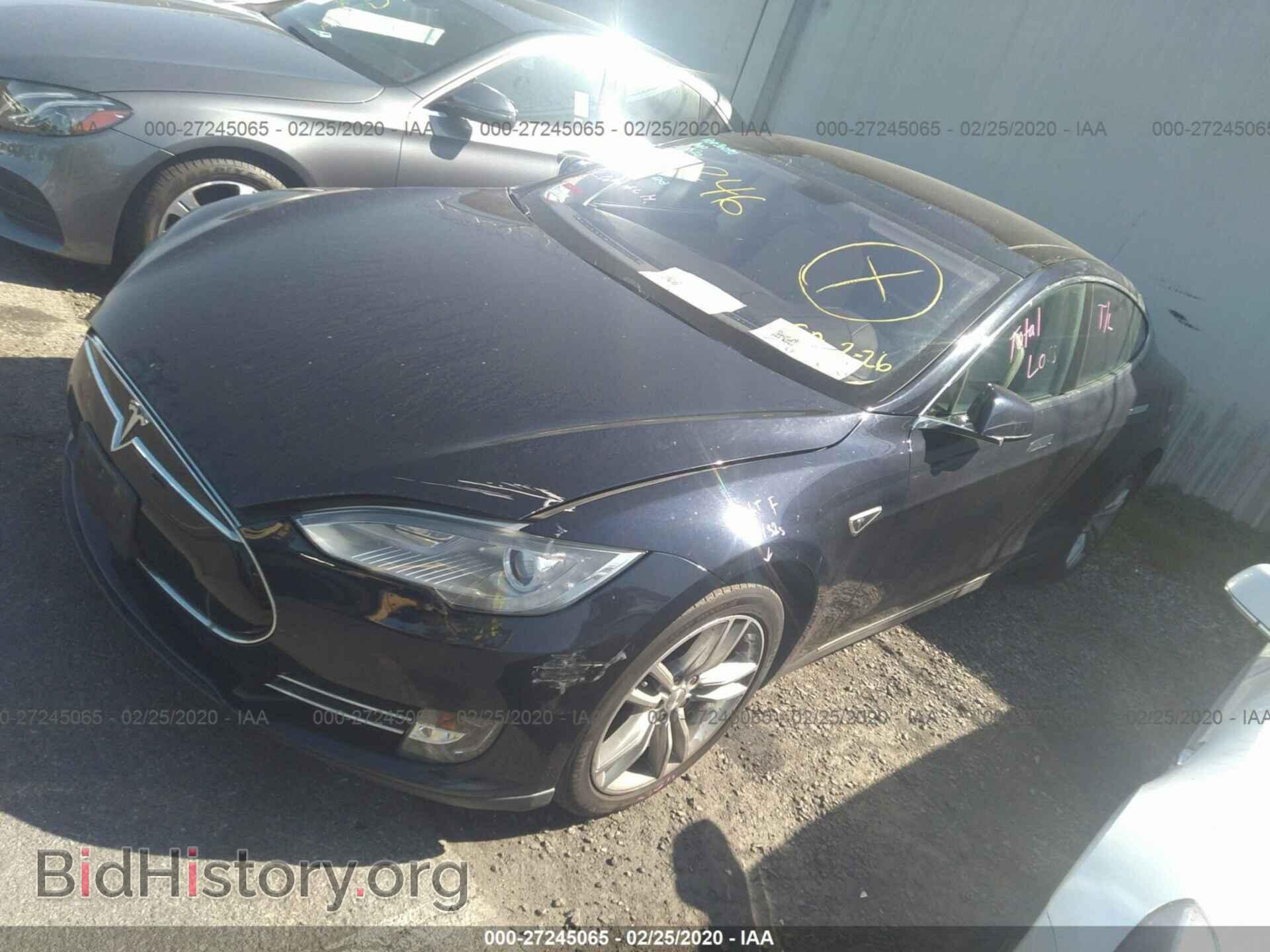 2014 TESLA MODEL S - VIN: 5YJSA1H12EFP40182 - Photo 2
