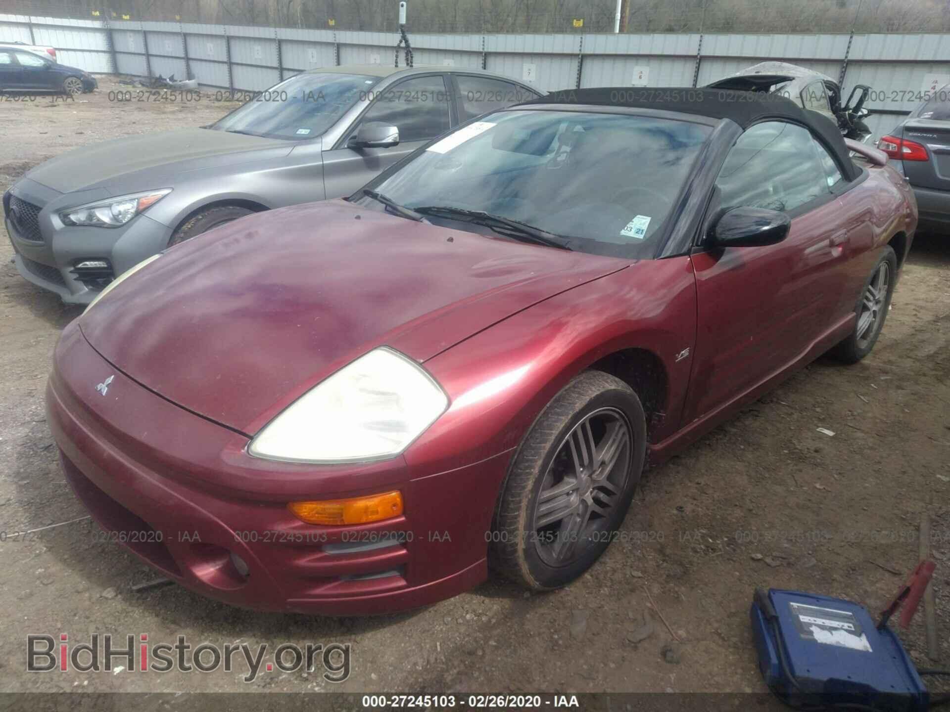 2003 MITSUBISHI ECLIPSE - VIN: 4A3AE55H63E026592 - Photo 2