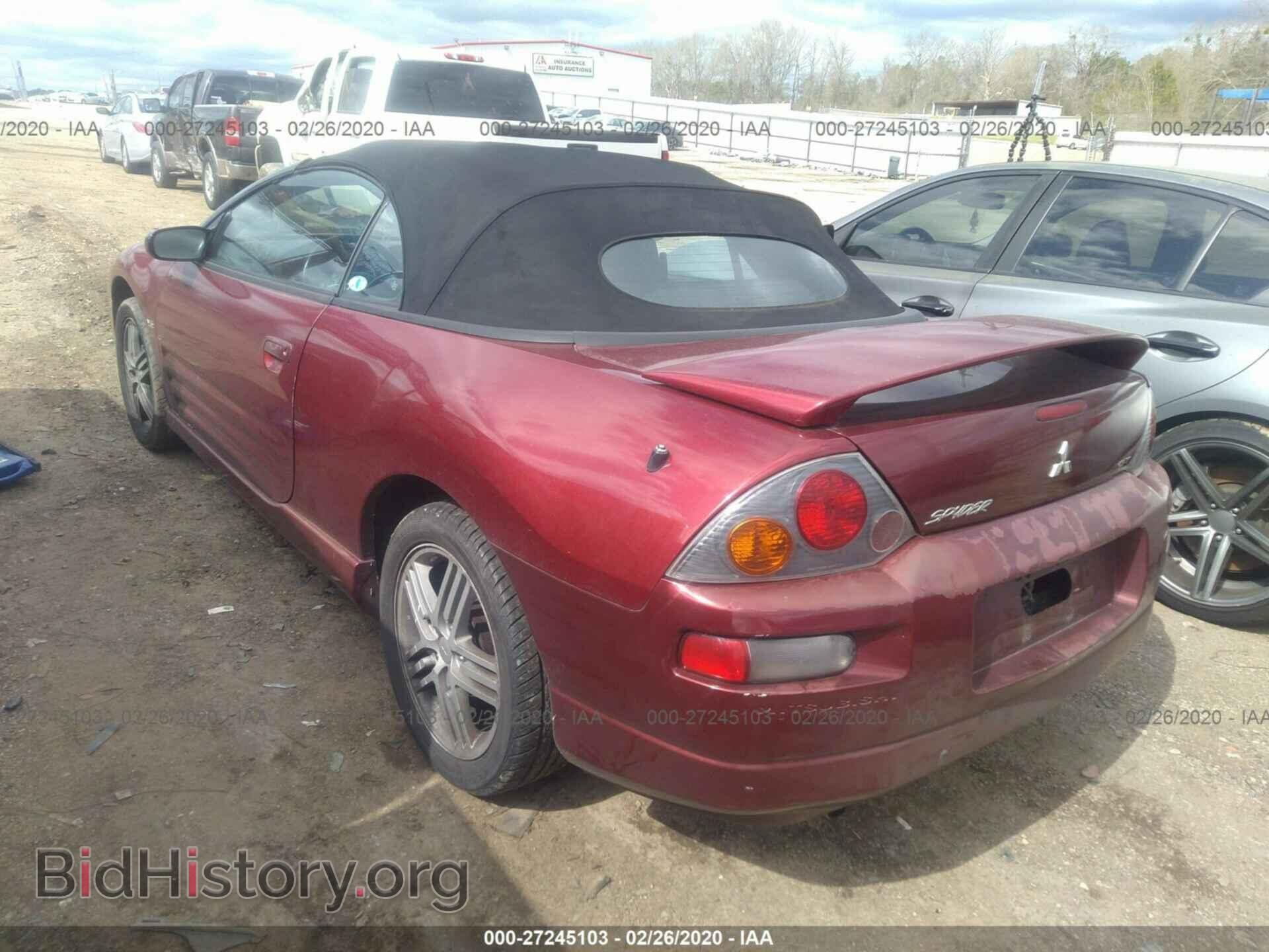 2003 MITSUBISHI ECLIPSE - VIN: 4A3AE55H63E026592 - Photo 3