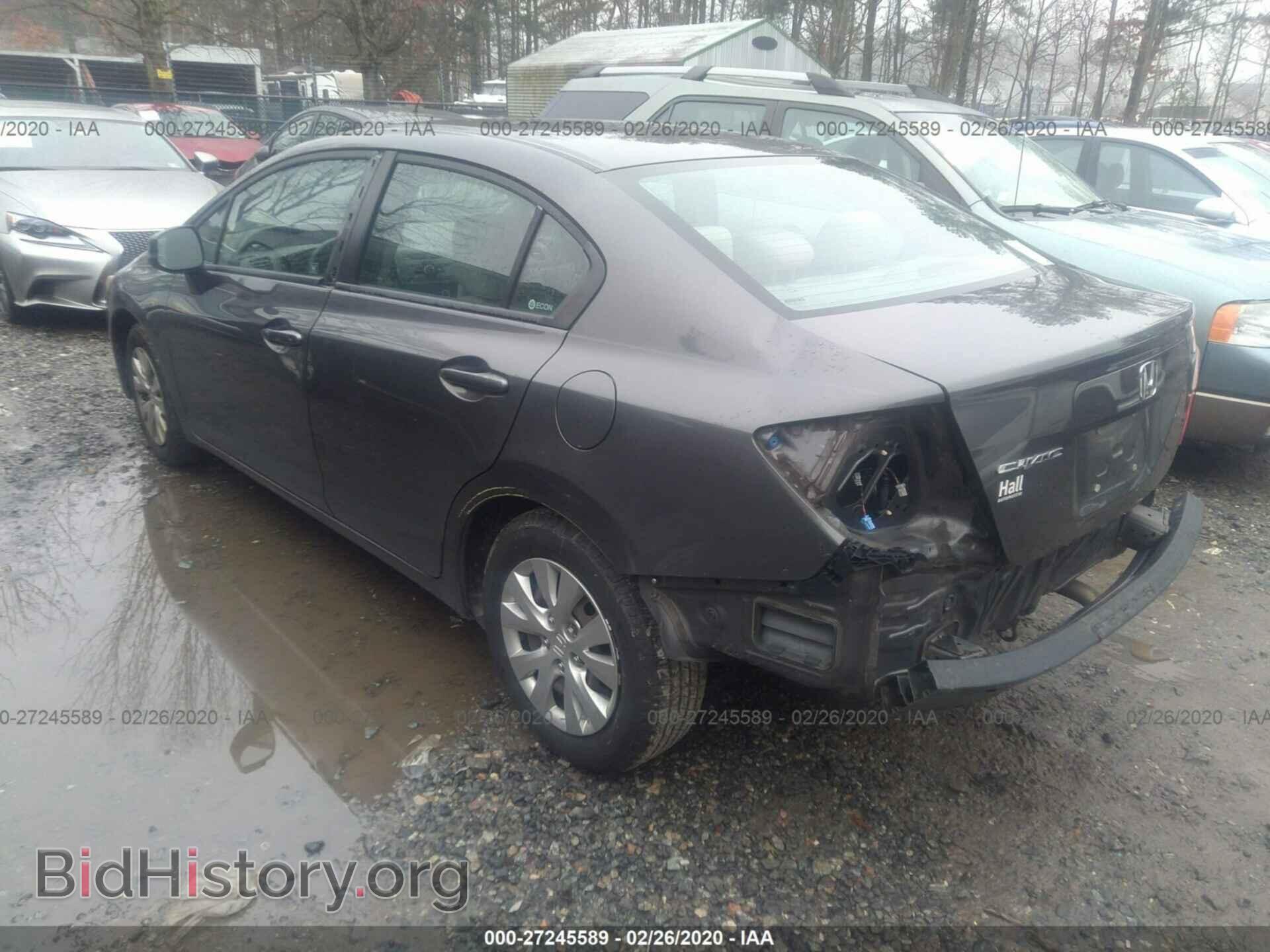 2012 HONDA CIVIC - VIN: 2HGFB2F55CH579202 - Фото 3