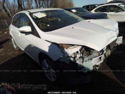2016 Ford FOCUS SE, white — VIN 1FADP3K26GL204832, IAAI