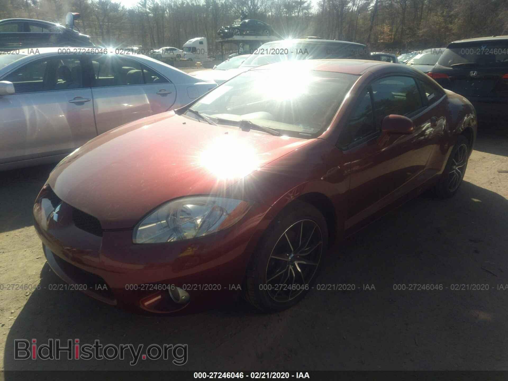 2007 MITSUBISHI ECLIPSE - VIN: 4A3AK34T87E048022 - Фото 2