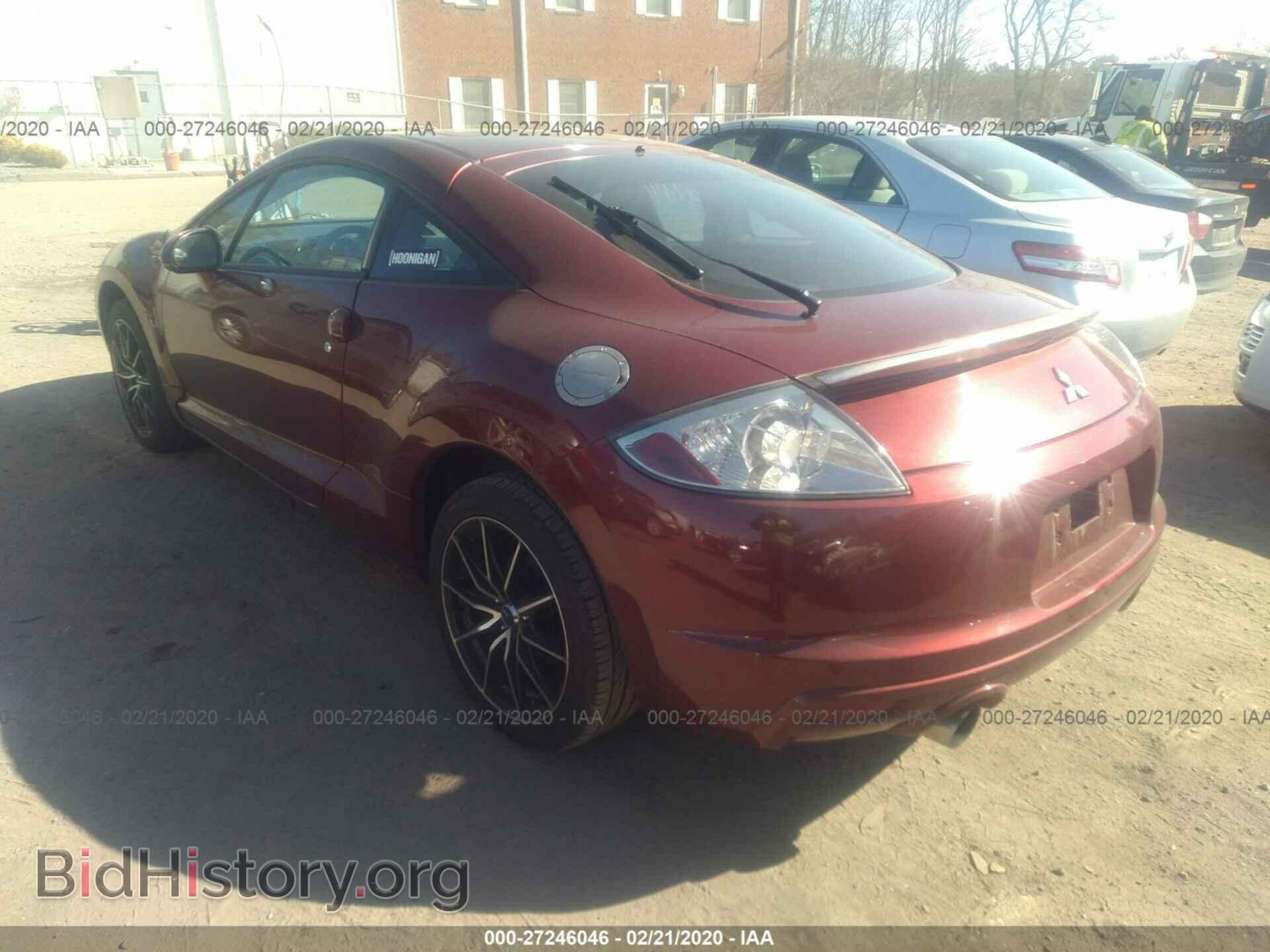 2007 MITSUBISHI ECLIPSE - VIN: 4A3AK34T87E048022 - Фото 3