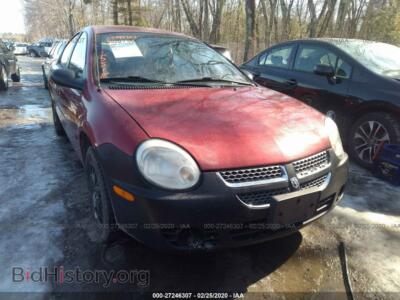 2005 Dodge NEON SXT, красный — VIN 1B3ES56CX5D198859, IAAI