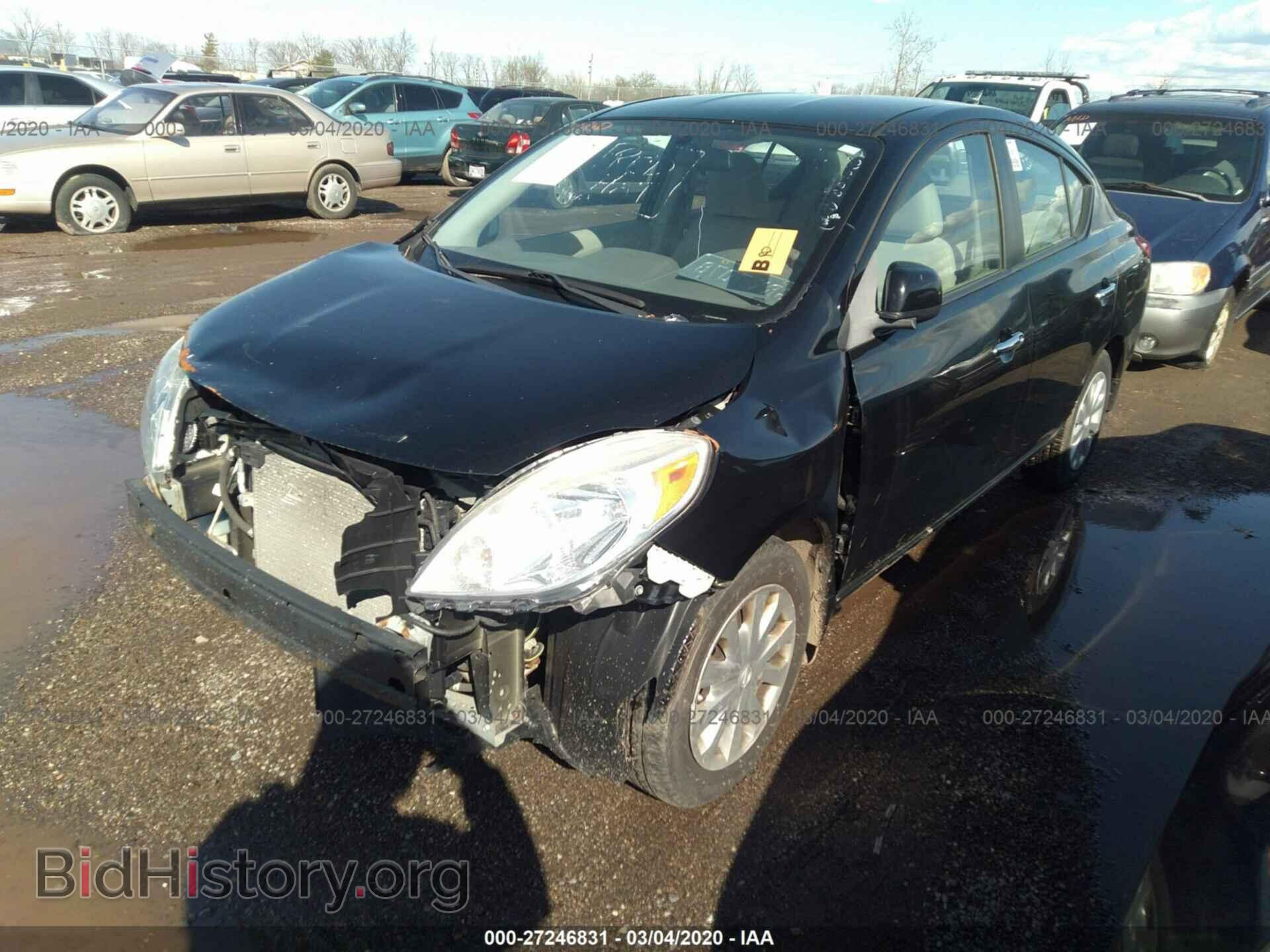 2012 NISSAN VERSA - VIN: 3N1CN7AP6CL837252 - Фото 2