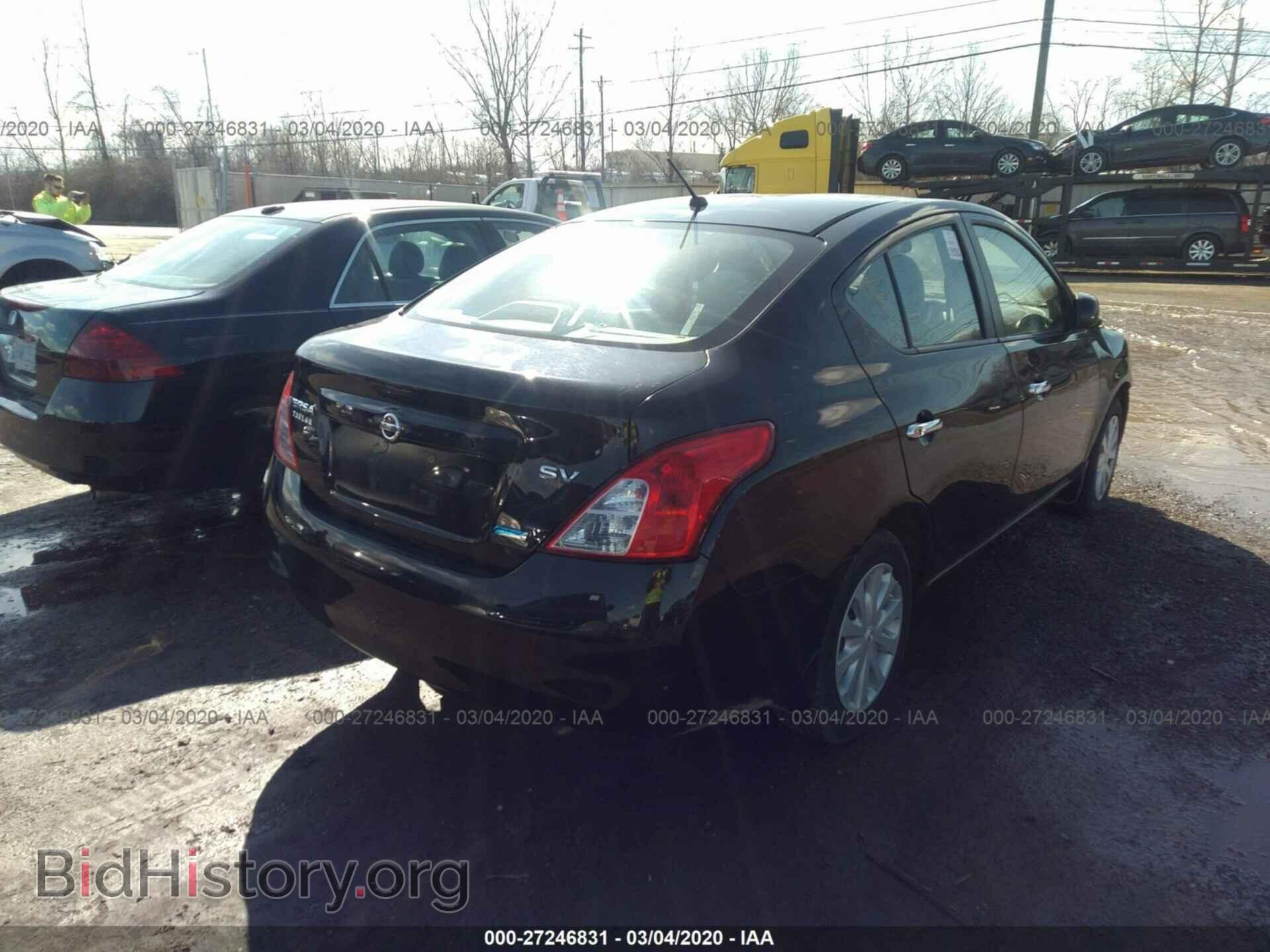 2012 NISSAN VERSA - VIN: 3N1CN7AP6CL837252 - Фото 4