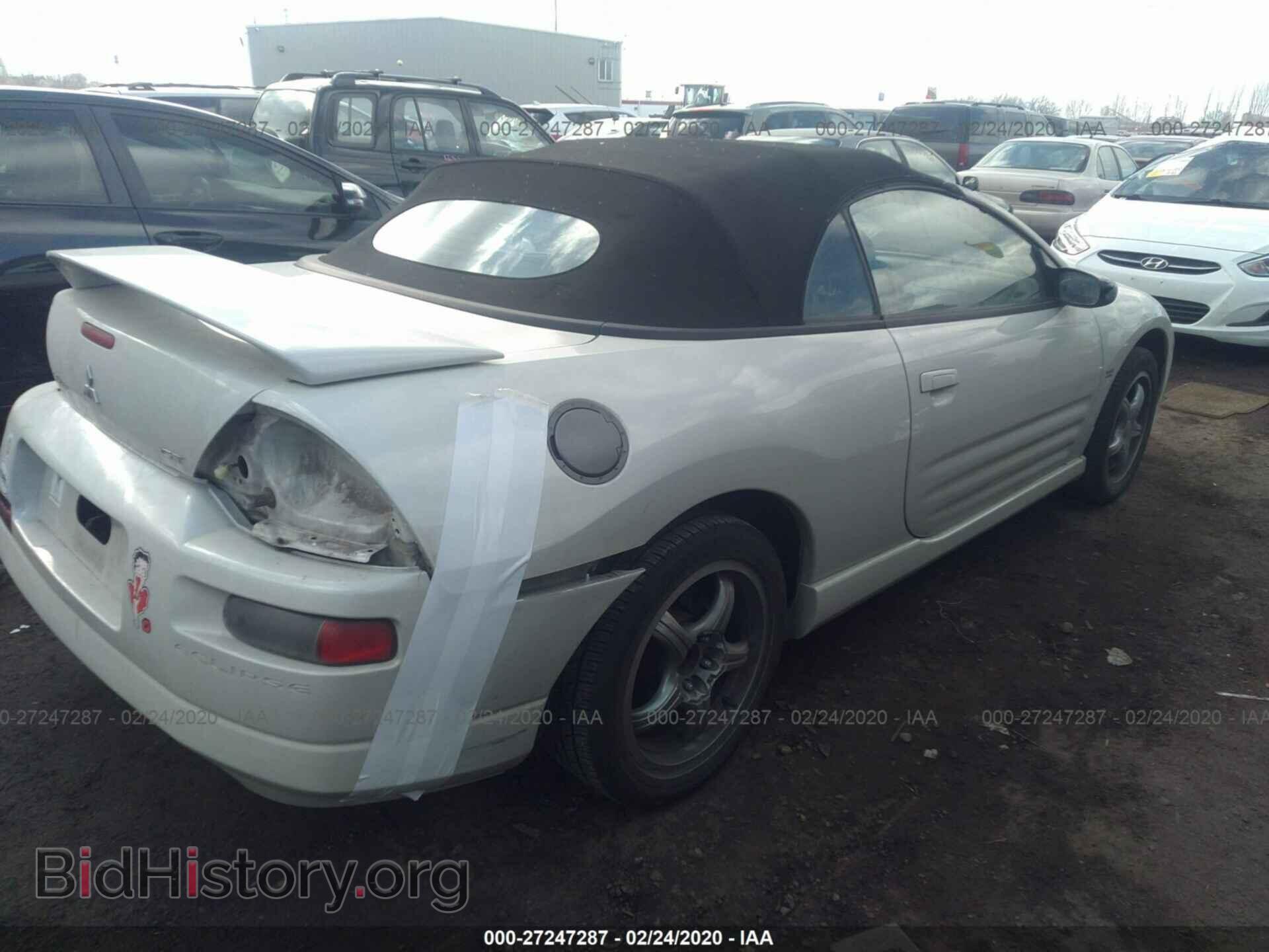 2003 MITSUBISHI ECLIPSE - VIN: 4A3AE55HX3E024439 - Фото 4