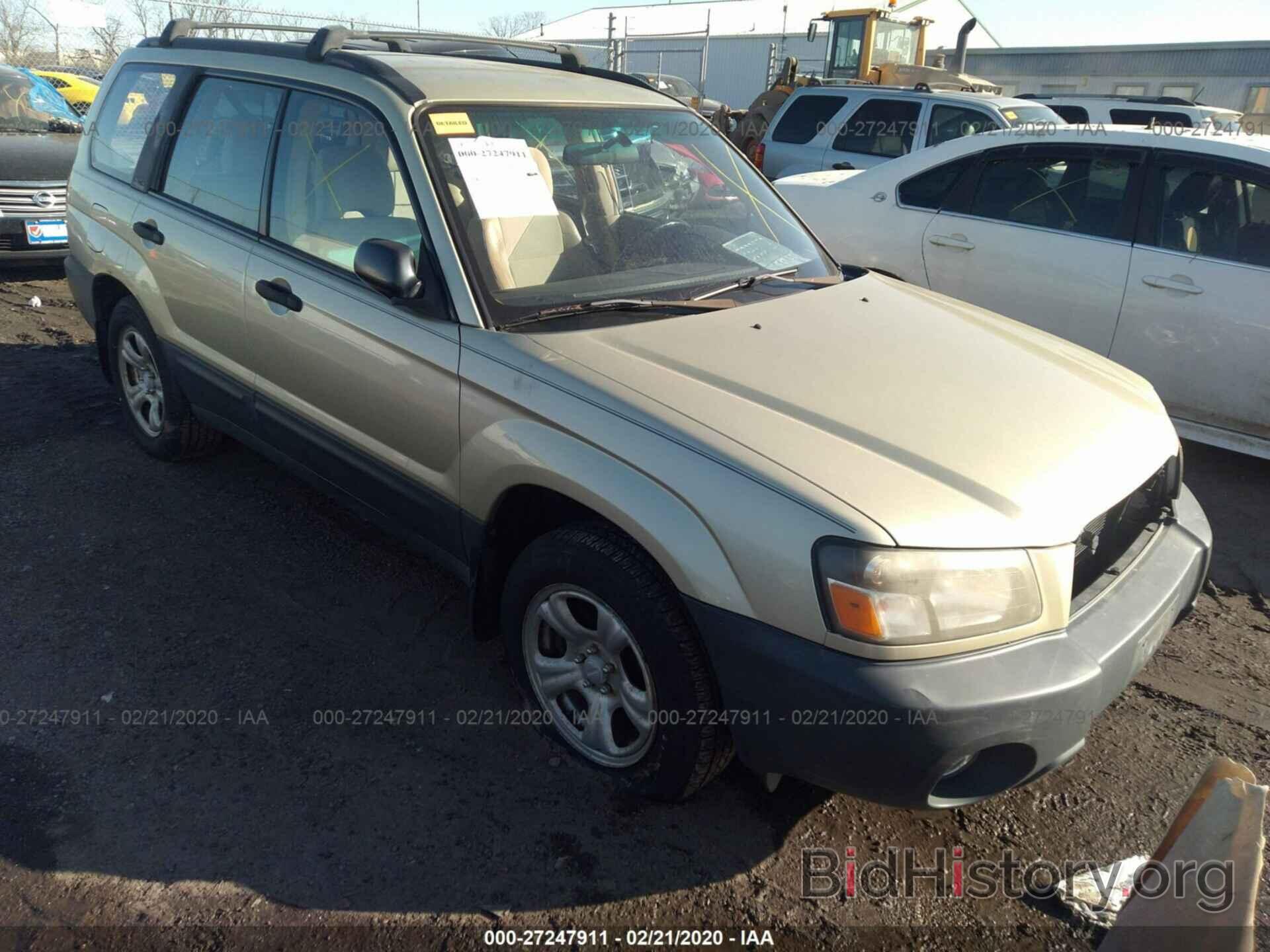 Photo JF1SG63673H726554 - SUBARU FORESTER 2003