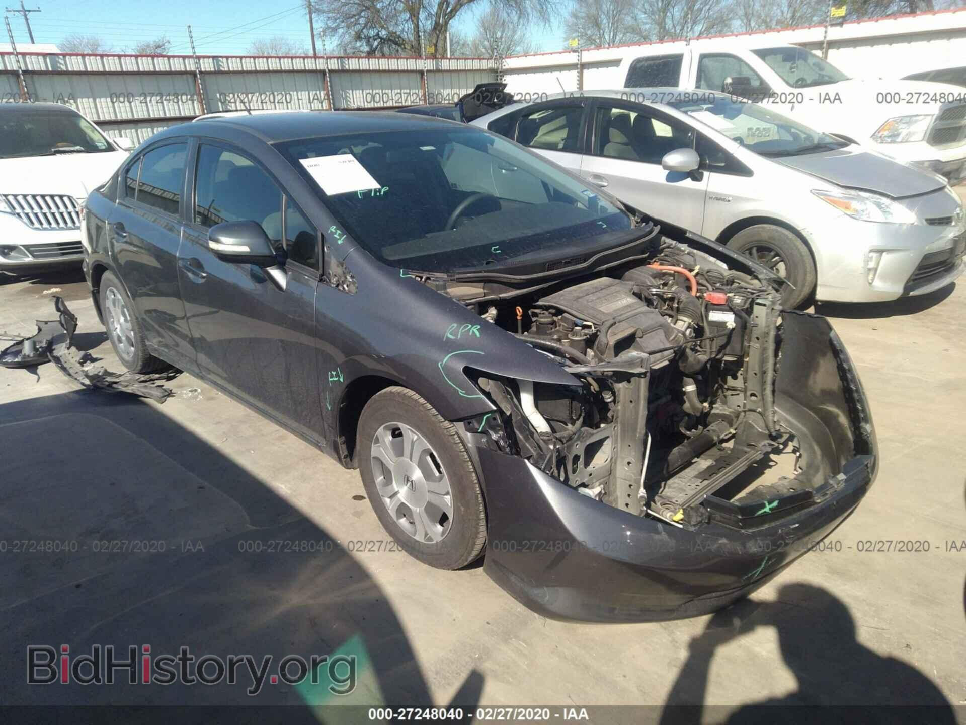 Фотография JHMFB4F22CS001159 - HONDA CIVIC 2012