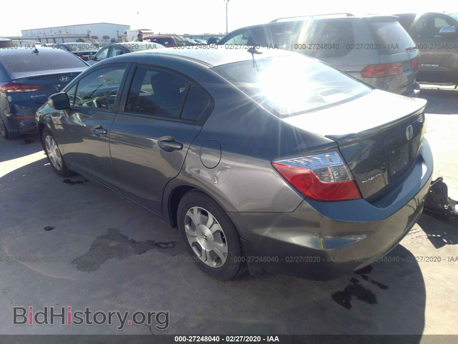 2012 HONDA CIVIC - VIN: JHMFB4F22CS001159 - Photo 3