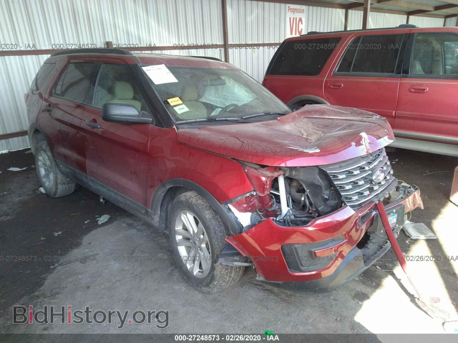 Photo 1FM5K7BH6HGD87003 - FORD EXPLORER 2017