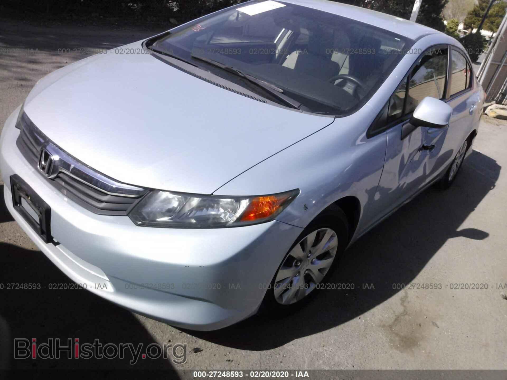 2012 HONDA CIVIC - VIN: 19XFB2F53CE334439 - Фото 2