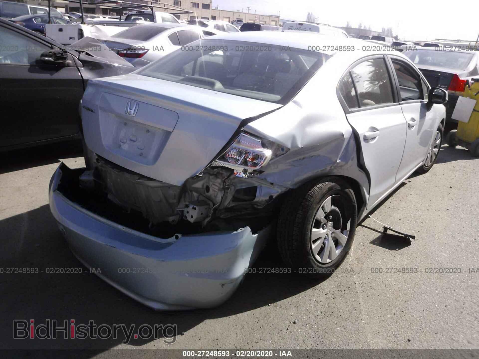2012 HONDA CIVIC - VIN: 19XFB2F53CE334439 - Фото 4