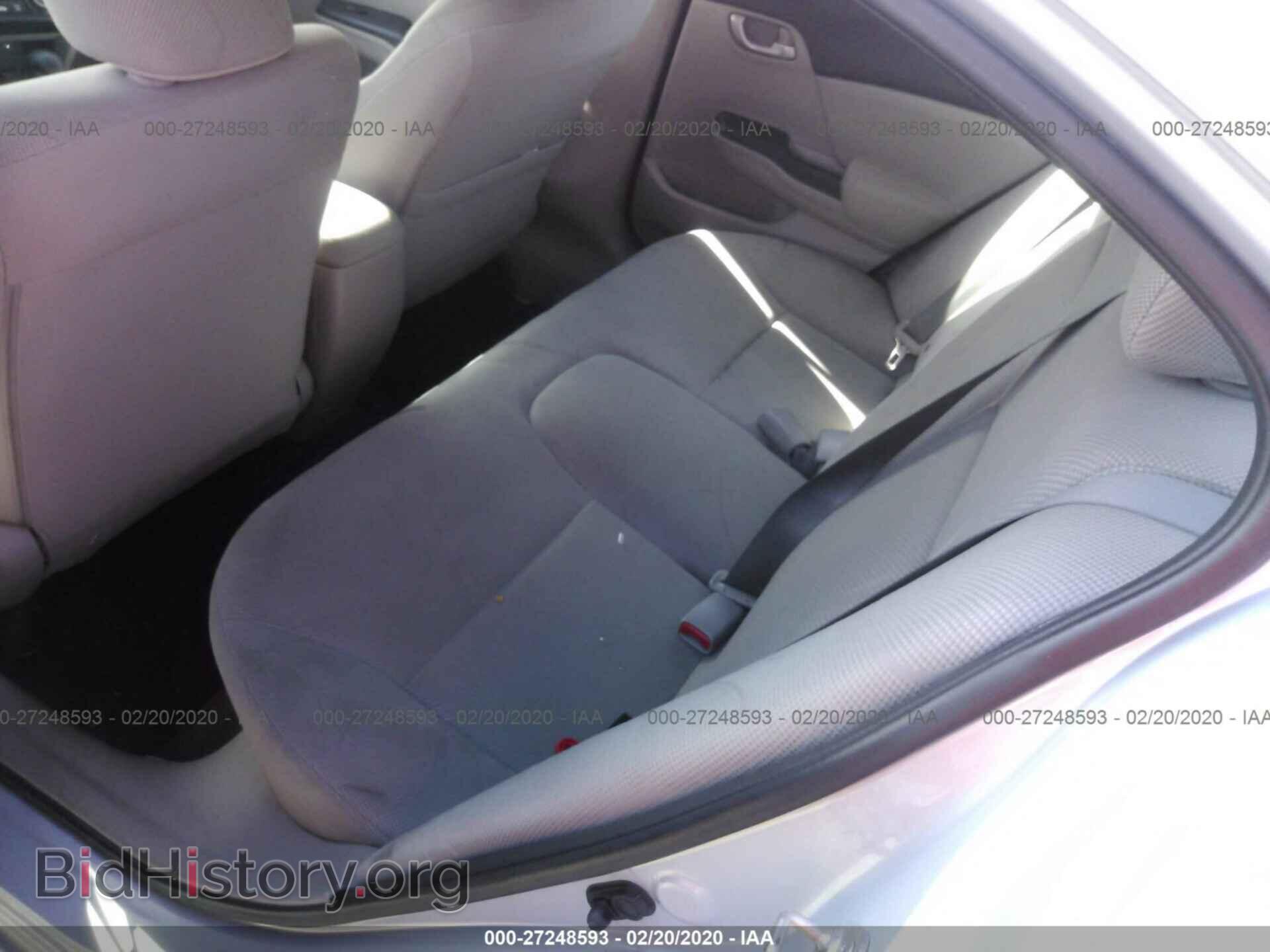 2012 HONDA CIVIC - VIN: 19XFB2F53CE334439 - Фото 8