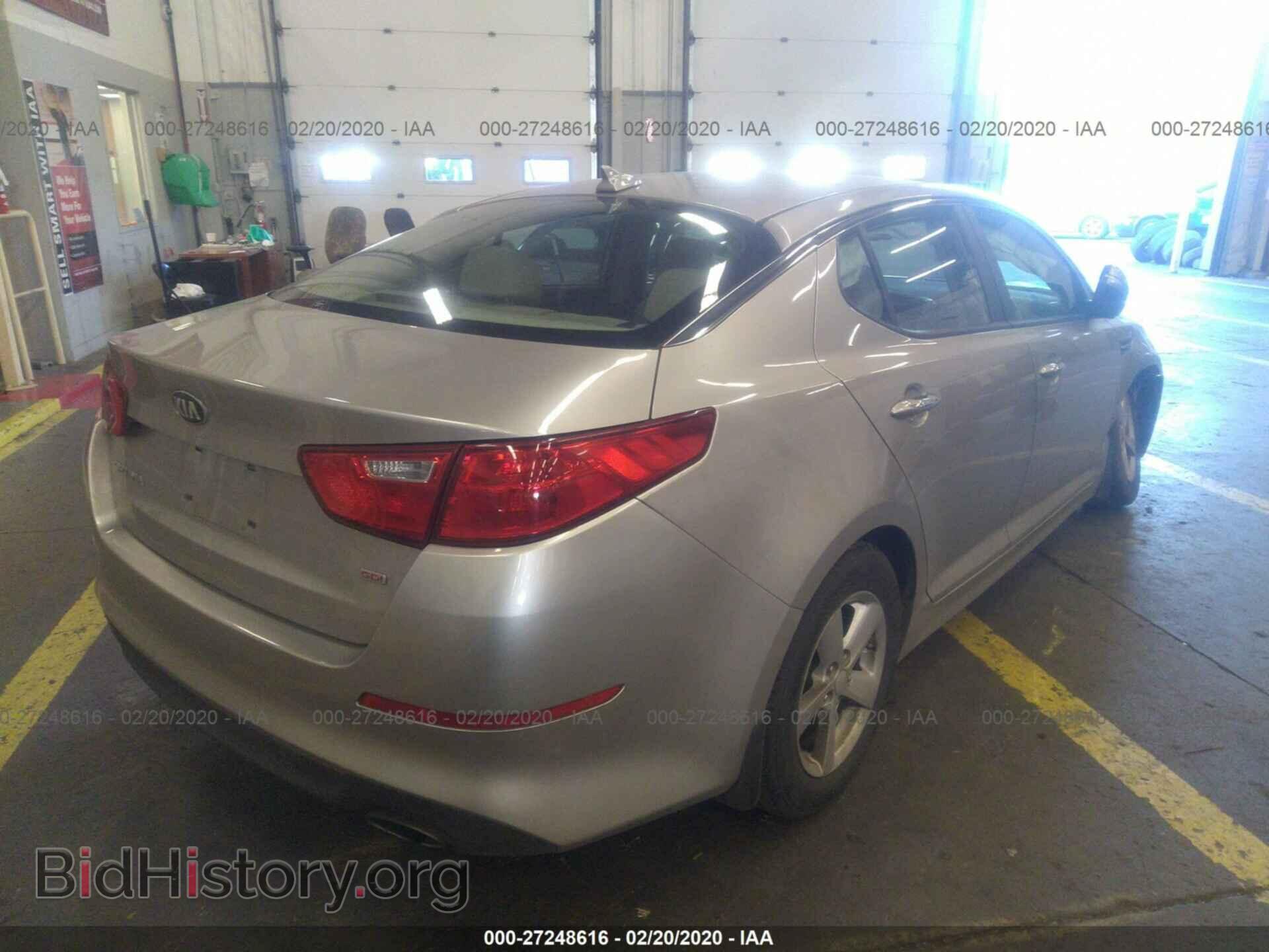 2015 KIA OPTIMA - VIN: KNAGM4A77F5544350 - Photo 4