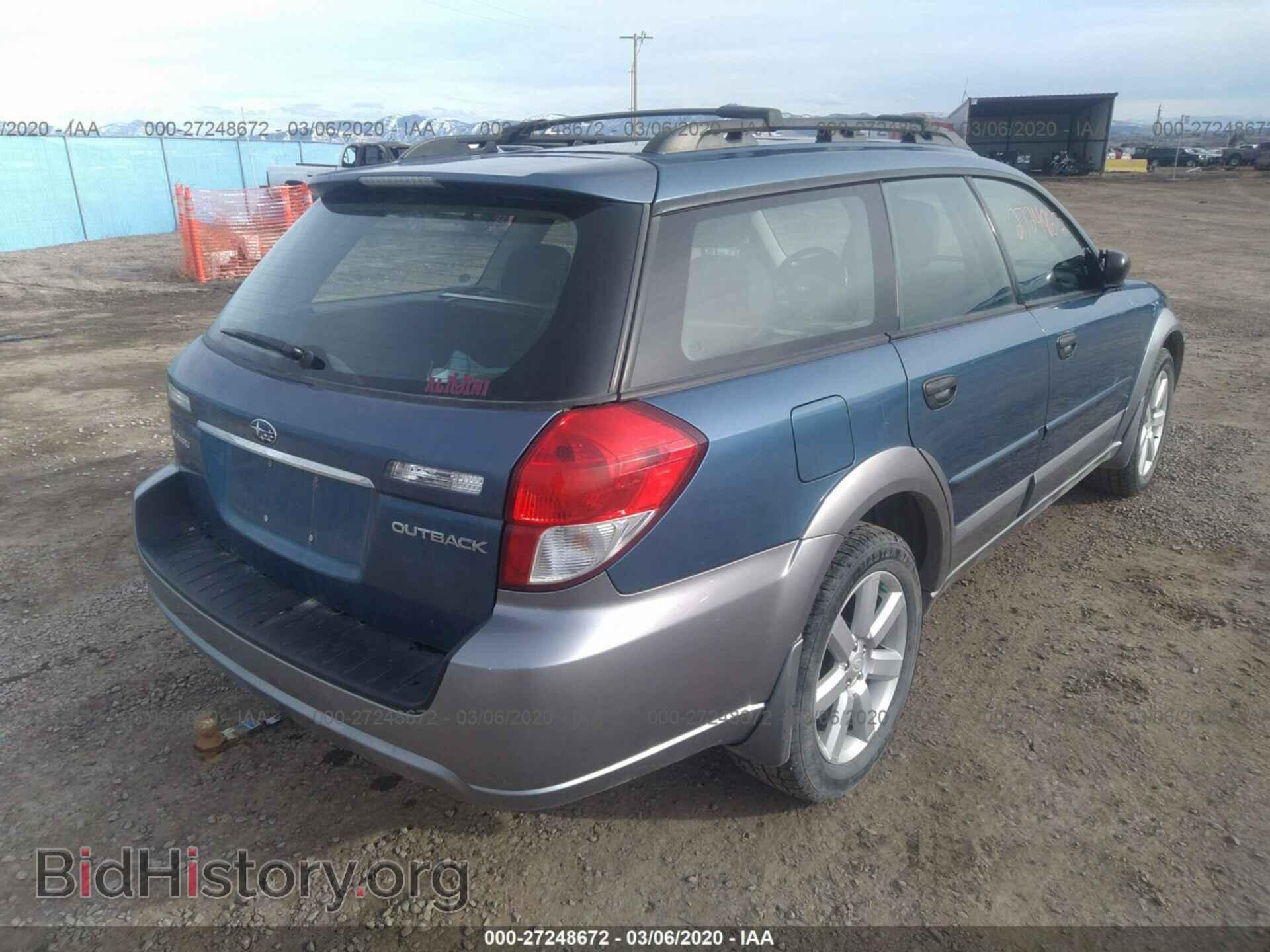 2009 SUBARU OUTBACK - VIN: 4S4BP61C697346604 - Фото 4