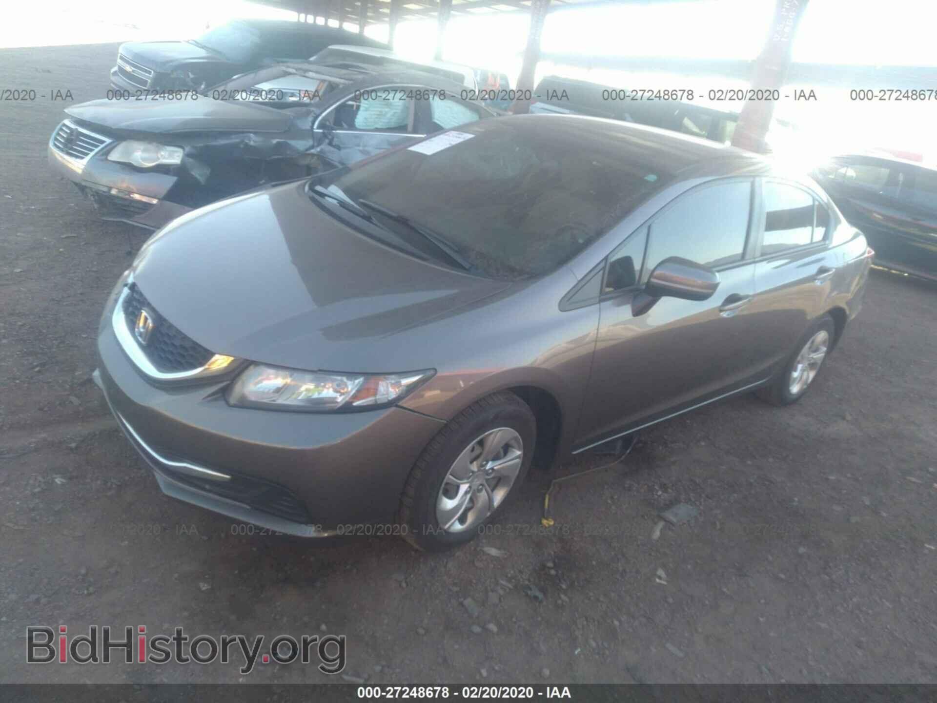 2014 HONDA CIVIC - VIN: 19XFB2F55EE016762 - Фото 2