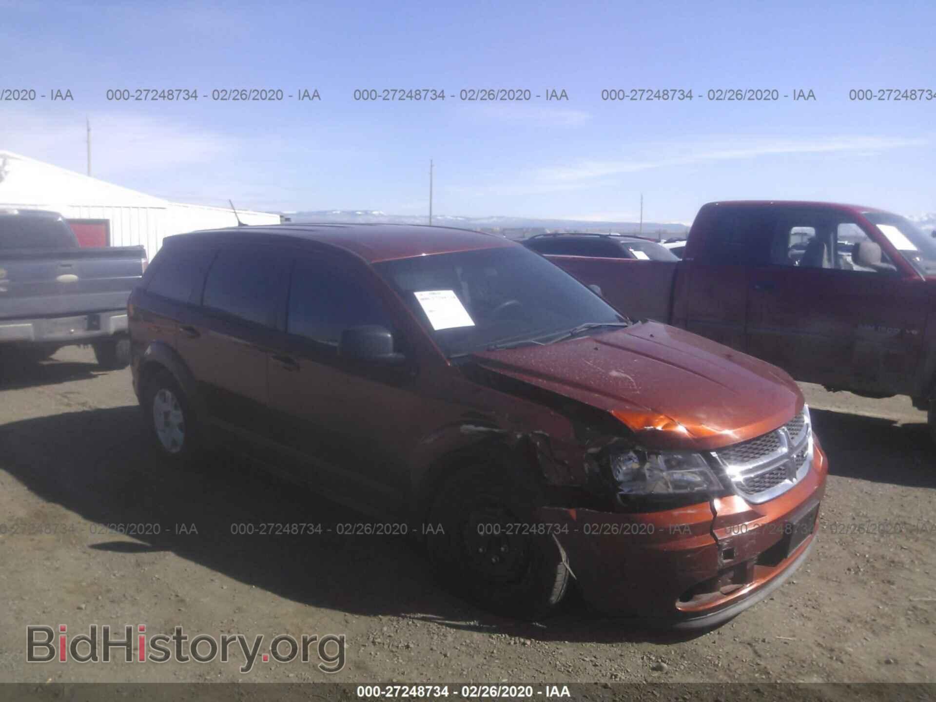 Photo 3C4PDCAB8CT372911 - DODGE JOURNEY 2012