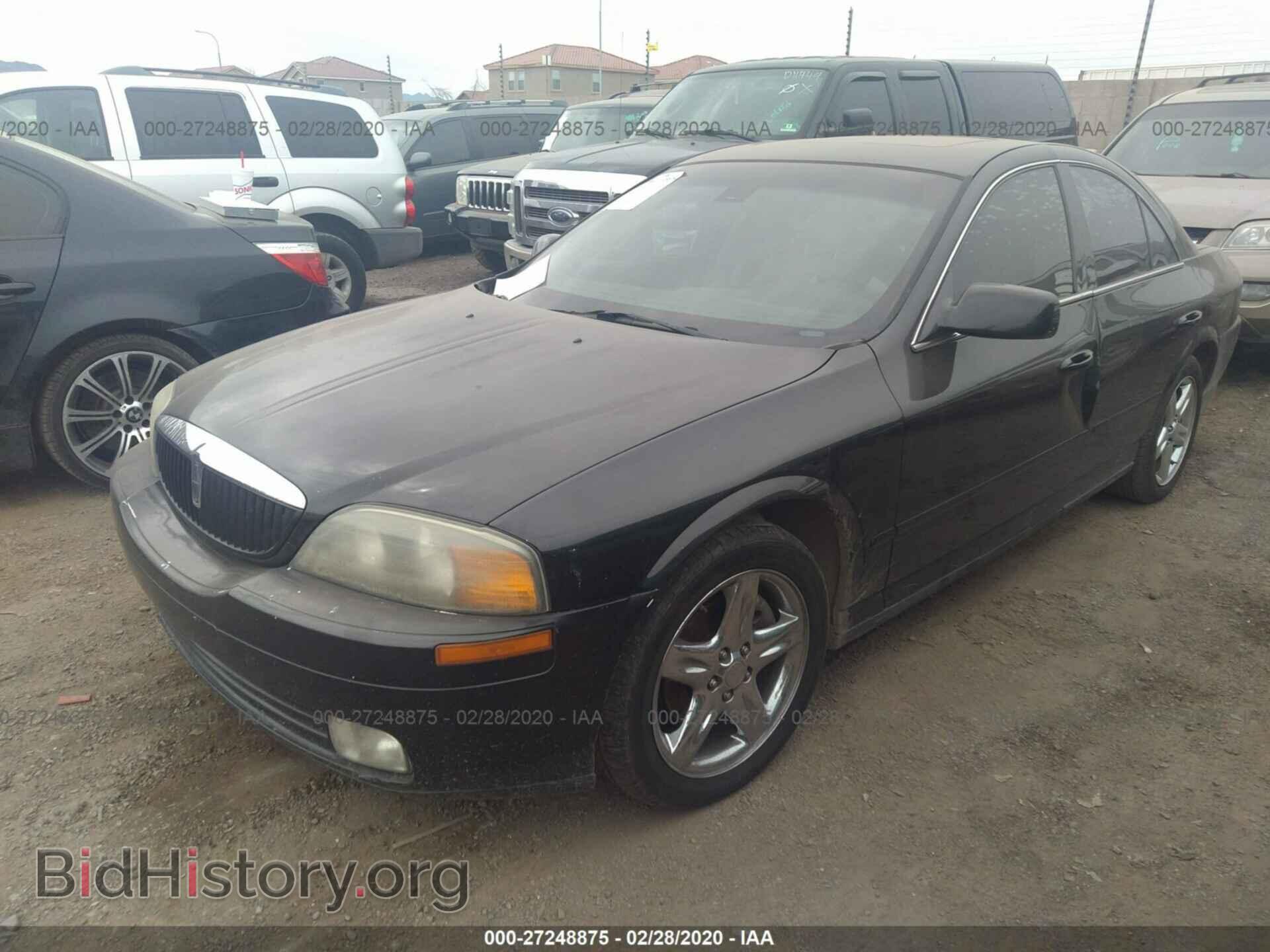 2002 LINCOLN LS - VIN: 1LNHM87AX2Y696855 - Фото 2