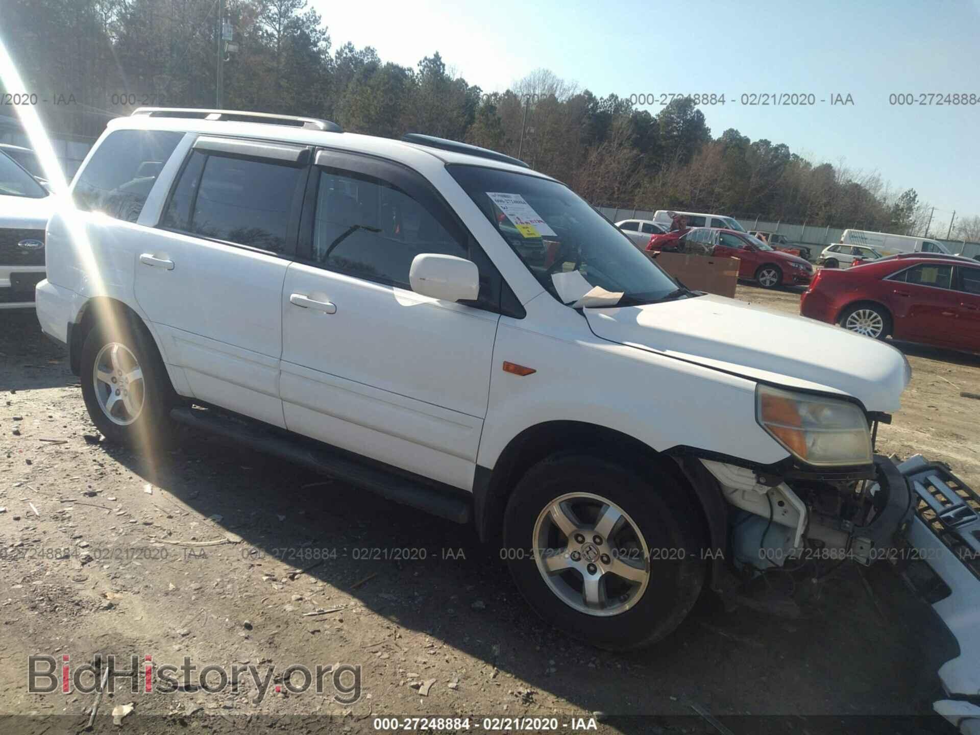 Photo 5FNYF28596B025681 - HONDA PILOT 2006