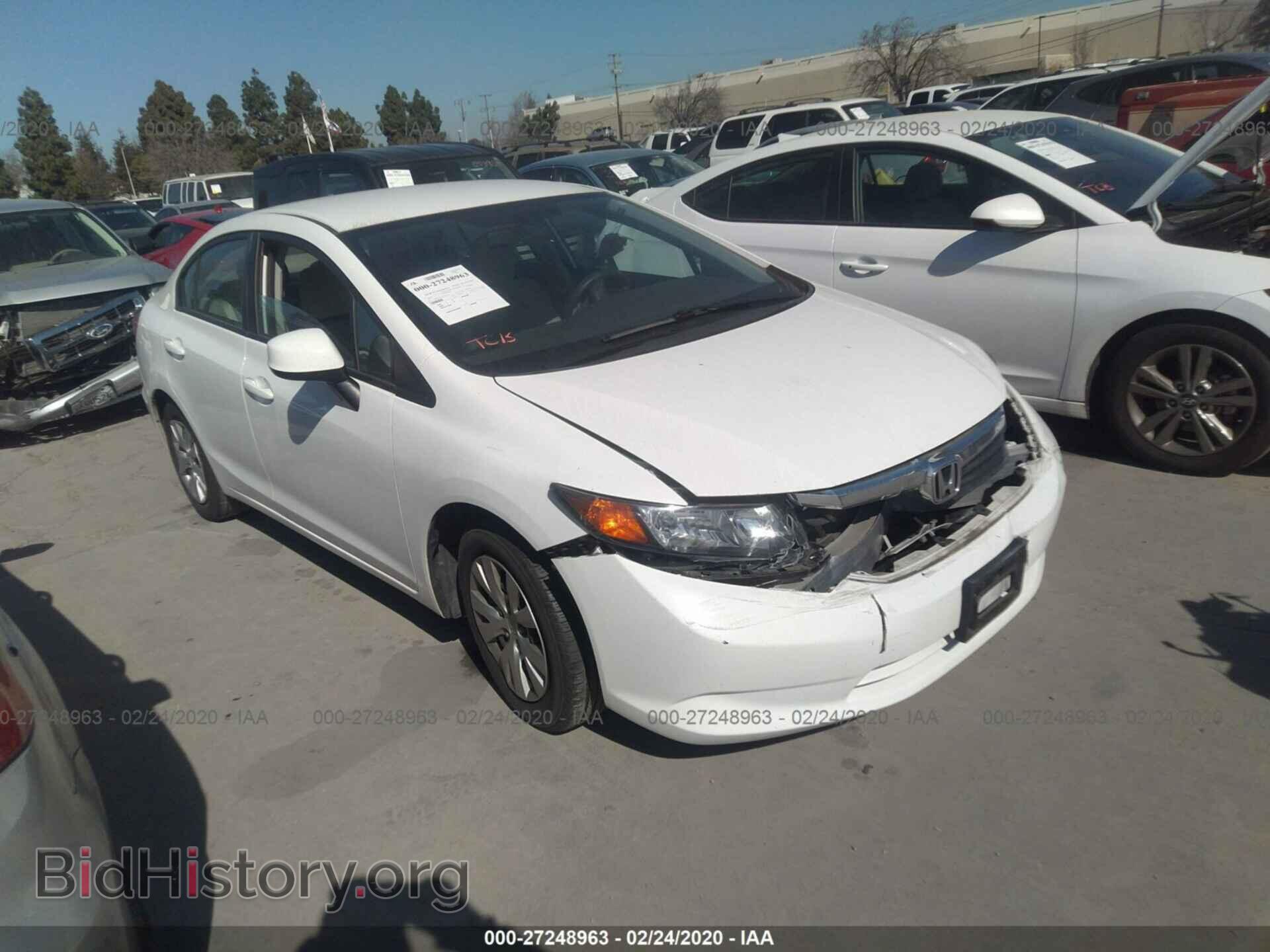 Photo 19XFB2F54CE391104 - HONDA CIVIC 2012