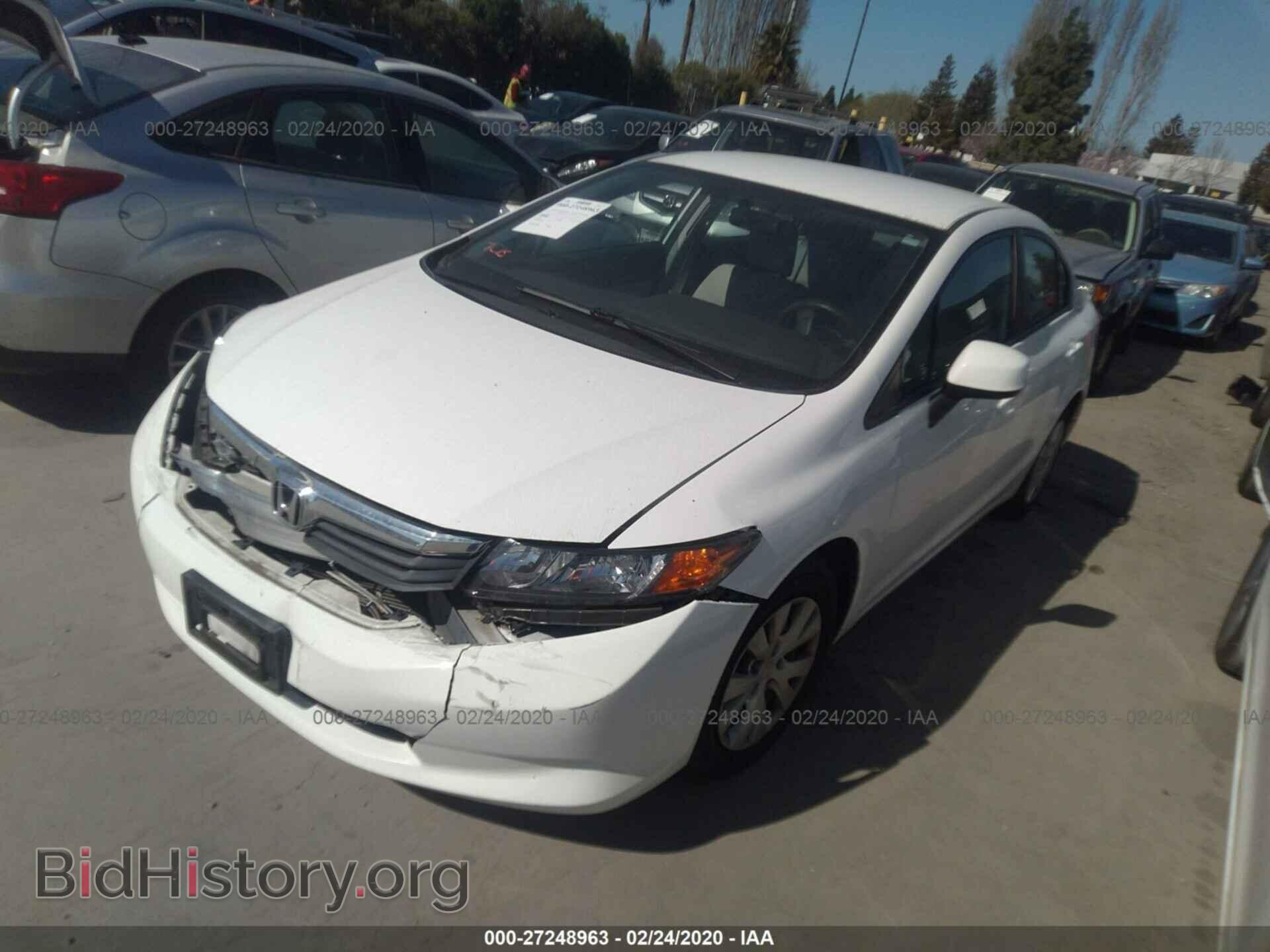 2012 HONDA CIVIC - VIN: 19XFB2F54CE391104 - Photo 2