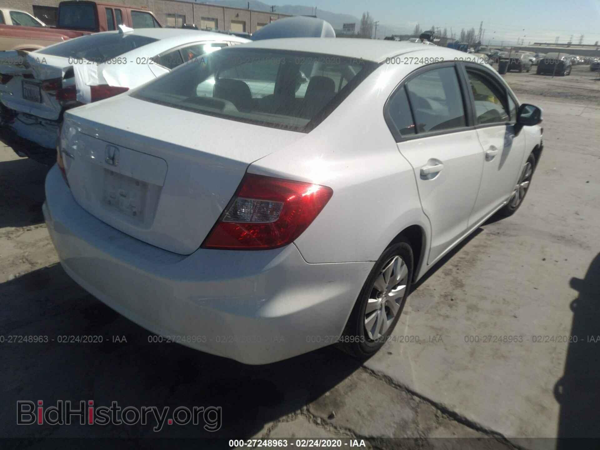 2012 HONDA CIVIC - VIN: 19XFB2F54CE391104 - Photo 4