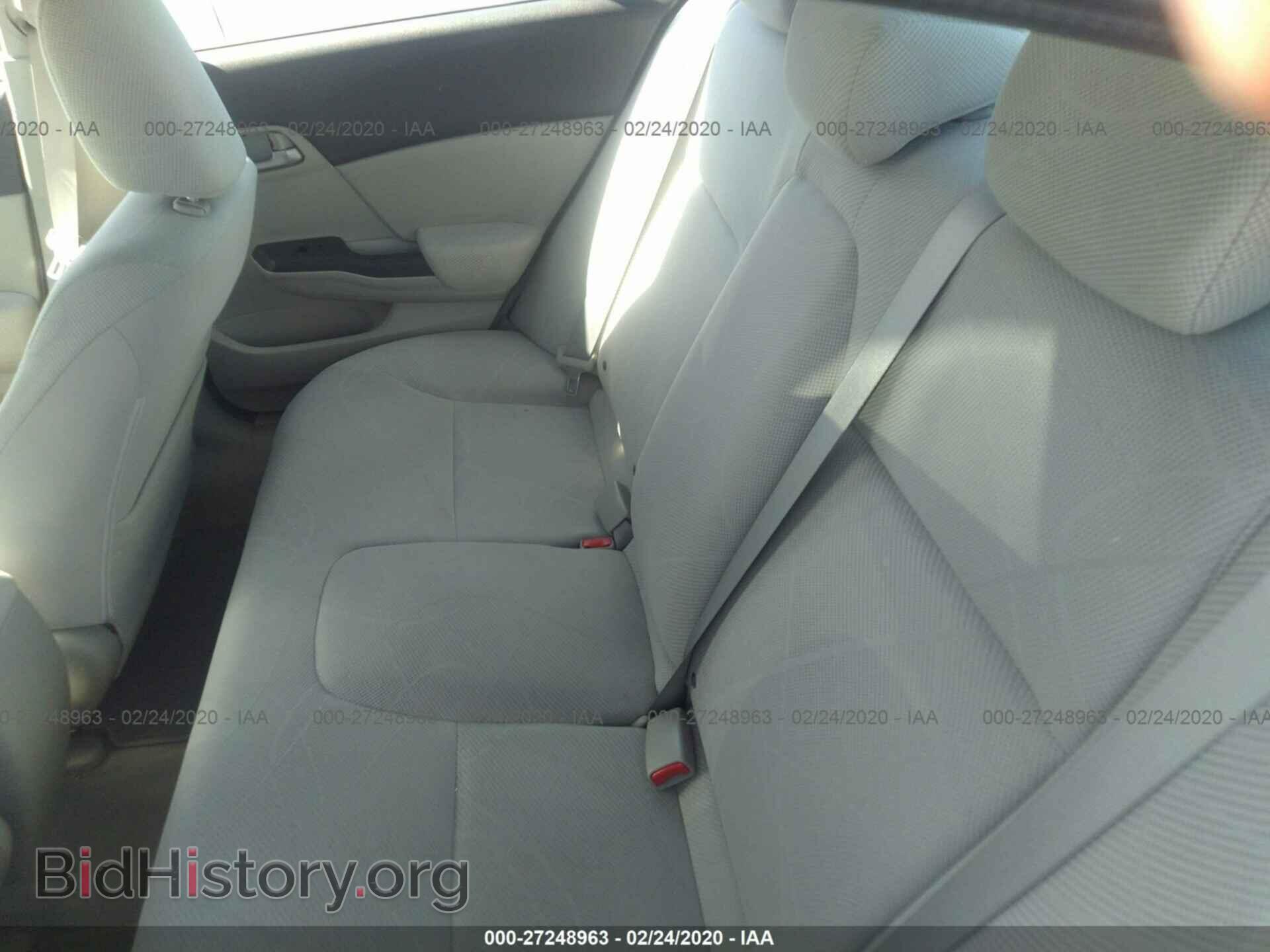 2012 HONDA CIVIC - VIN: 19XFB2F54CE391104 - Photo 8