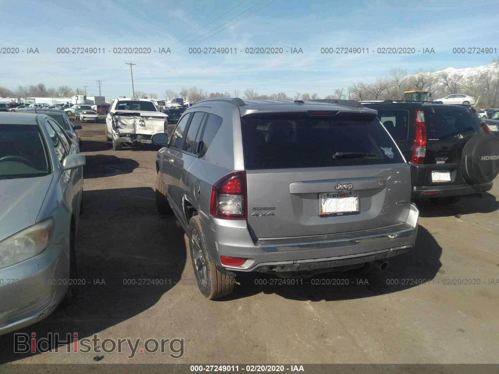 2016 JEEP COMPASS - VIN: 1C4NJDEB1GD708166 - Фото 3