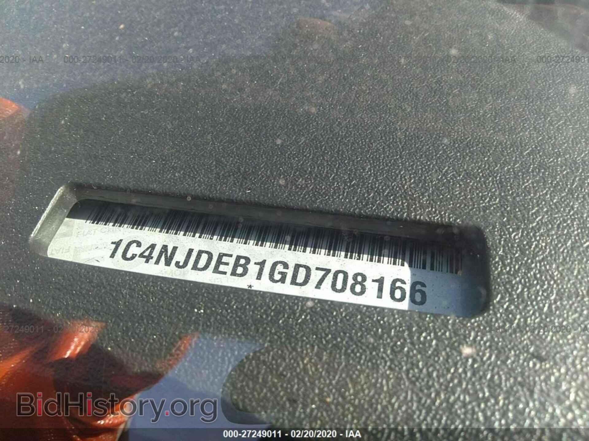 2016 JEEP COMPASS - VIN: 1C4NJDEB1GD708166 - Фото 9