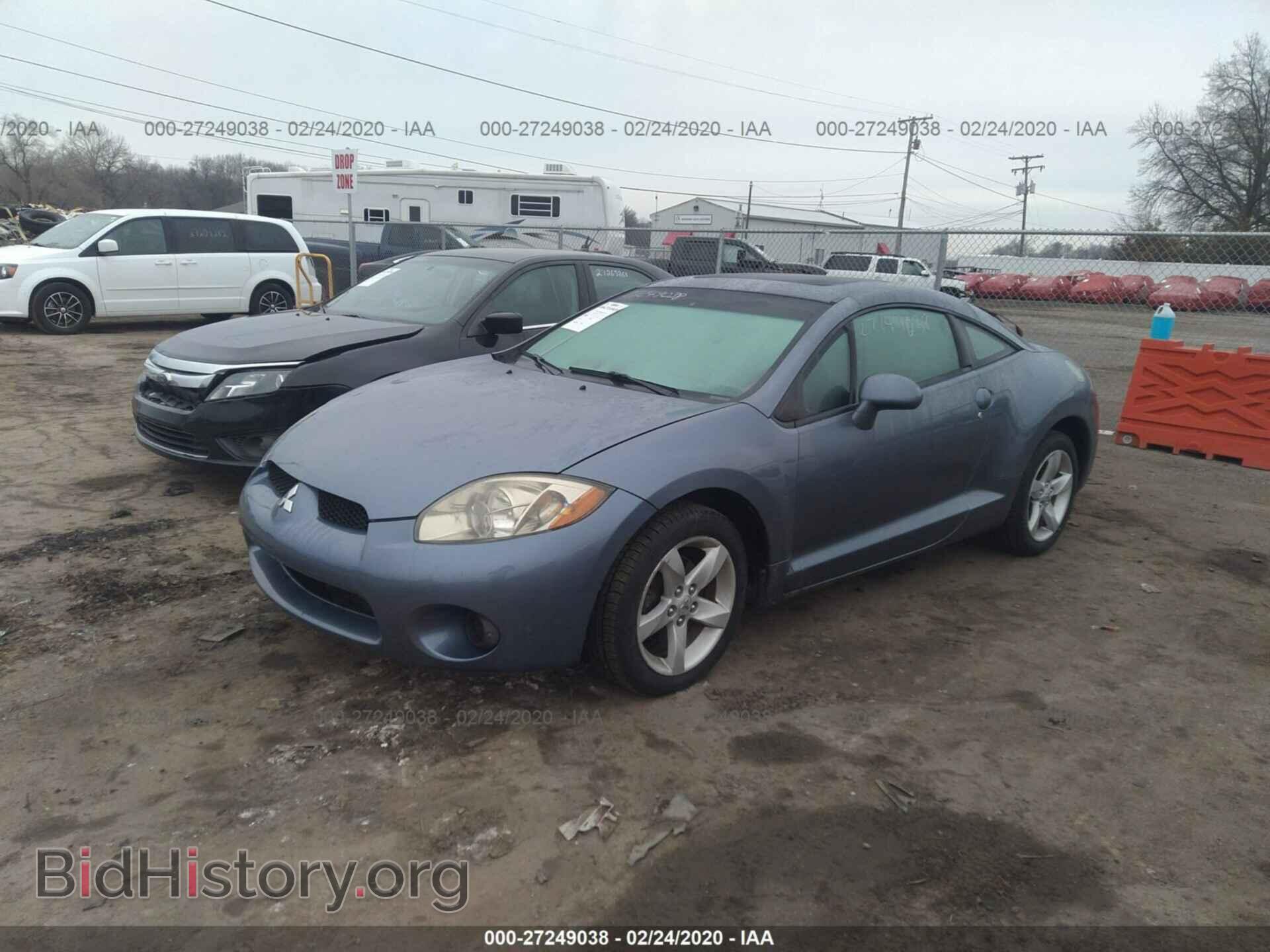 2007 MITSUBISHI ECLIPSE - VIN: 4A3AK24F27E020687 - Photo 2