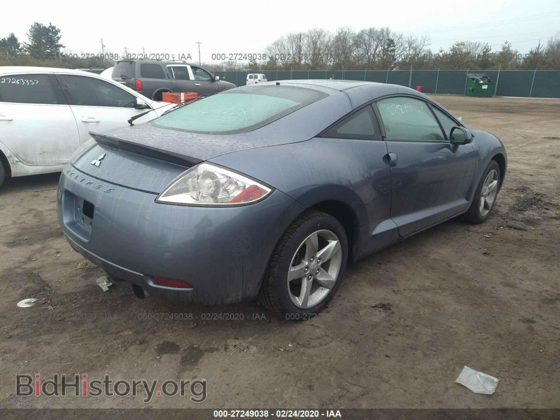 2007 MITSUBISHI ECLIPSE - VIN: 4A3AK24F27E020687 - Photo 4
