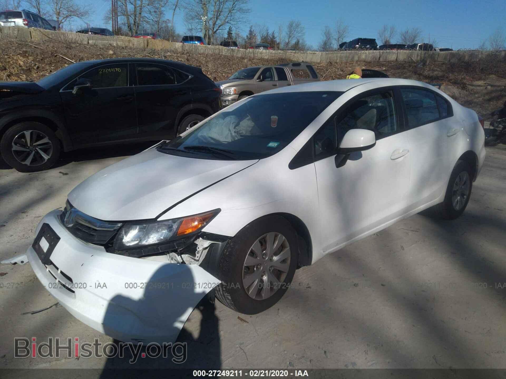 2012 HONDA CIVIC - VIN: 19XFB2F54CE357986 - Фото 2