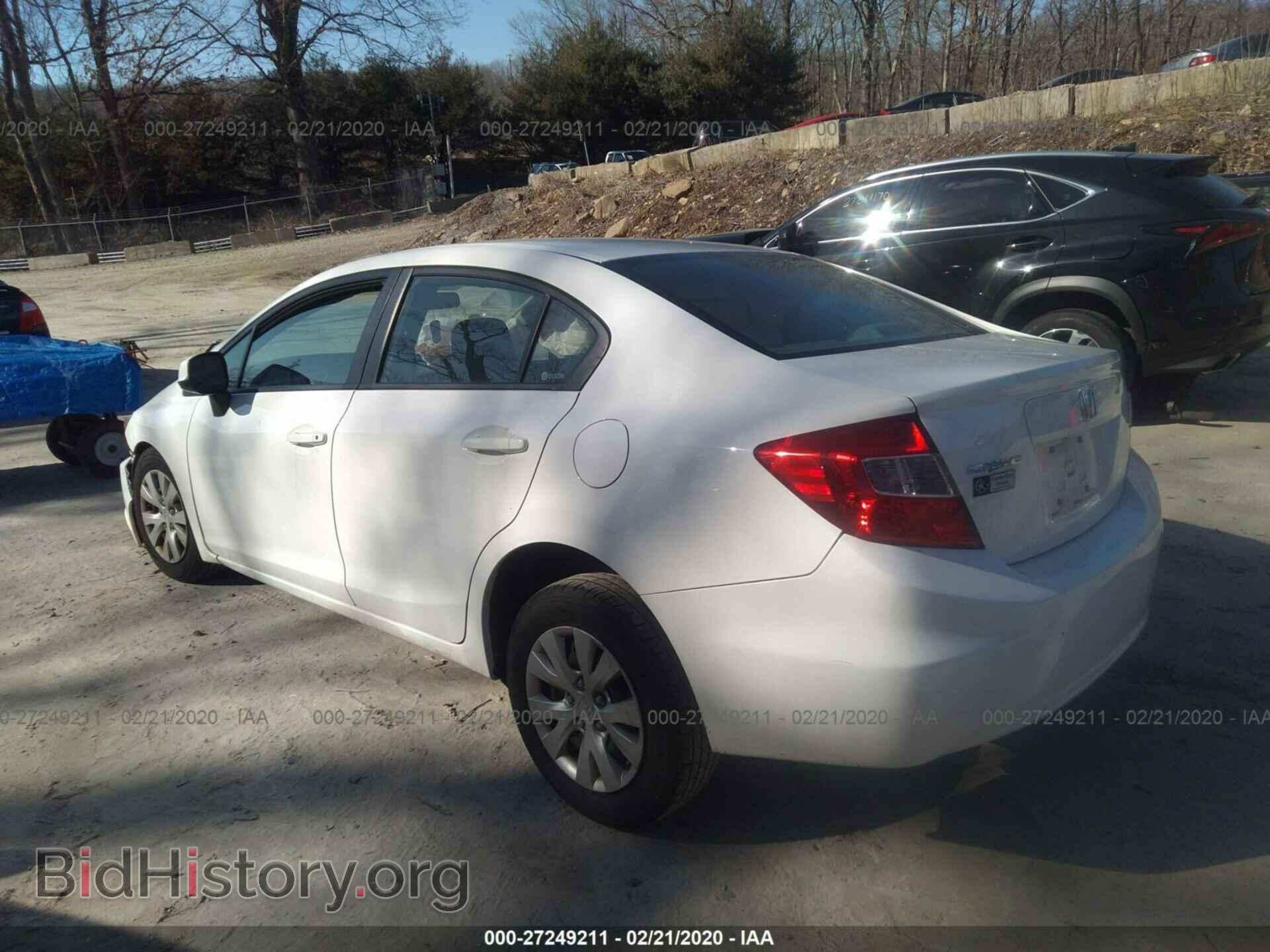 2012 HONDA CIVIC - VIN: 19XFB2F54CE357986 - Фото 3