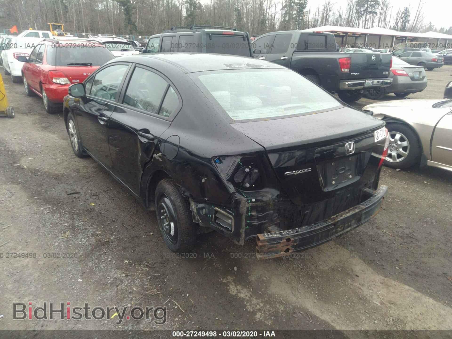 2012 HONDA CIVIC - VIN: 2HGFB2F56CH501348 - Фото 3