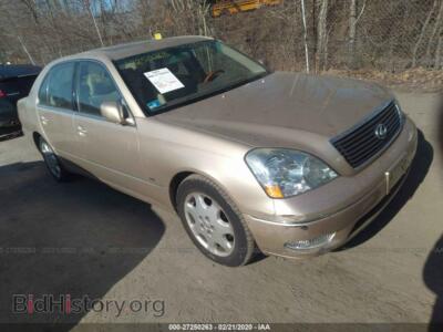 2001 Lexus LS 430, gold — VIN JTHBN30F210040225, IAAI