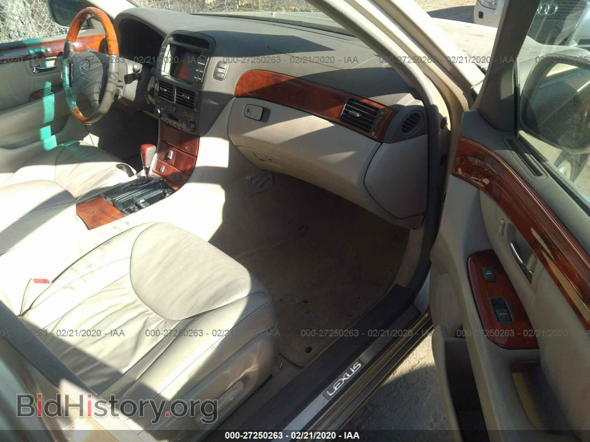 2001 LEXUS LS - VIN: JTHBN30F210040225 - Фото 5