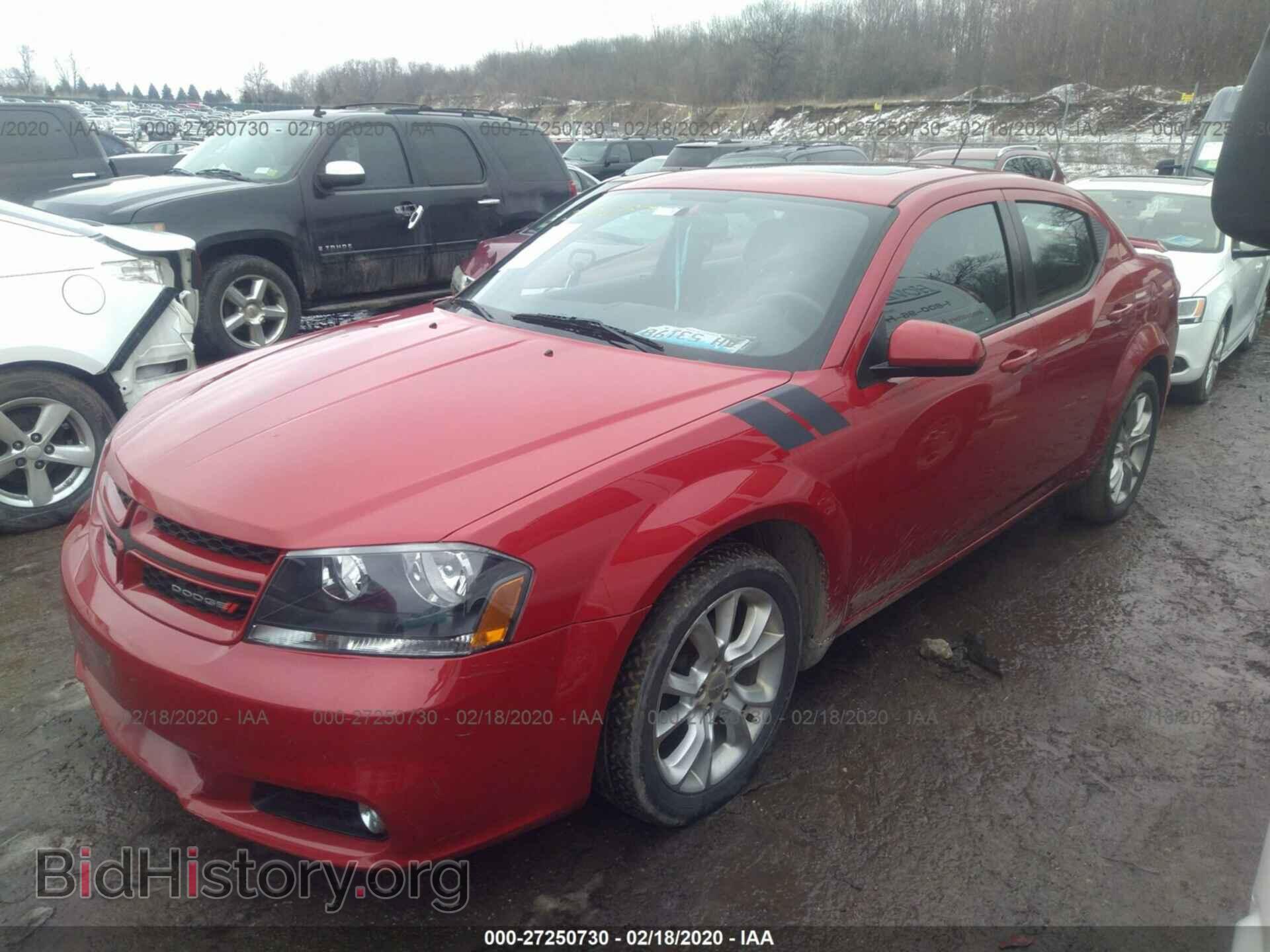 2013 DODGE AVENGER - VIN: 1C3CDZBG6DN502816 - Фото 2