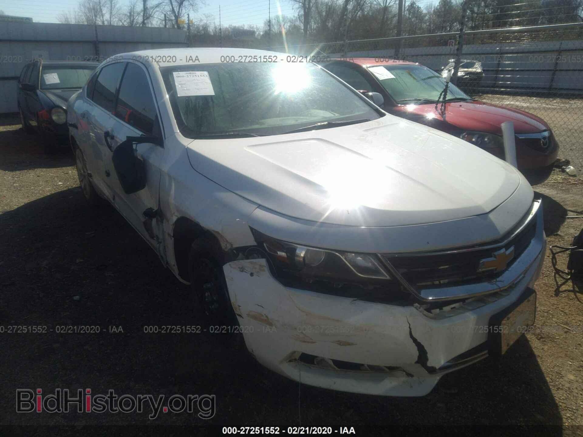 Фотография 2G11Y5SL8E9192954 - CHEVROLET IMPALA 2014