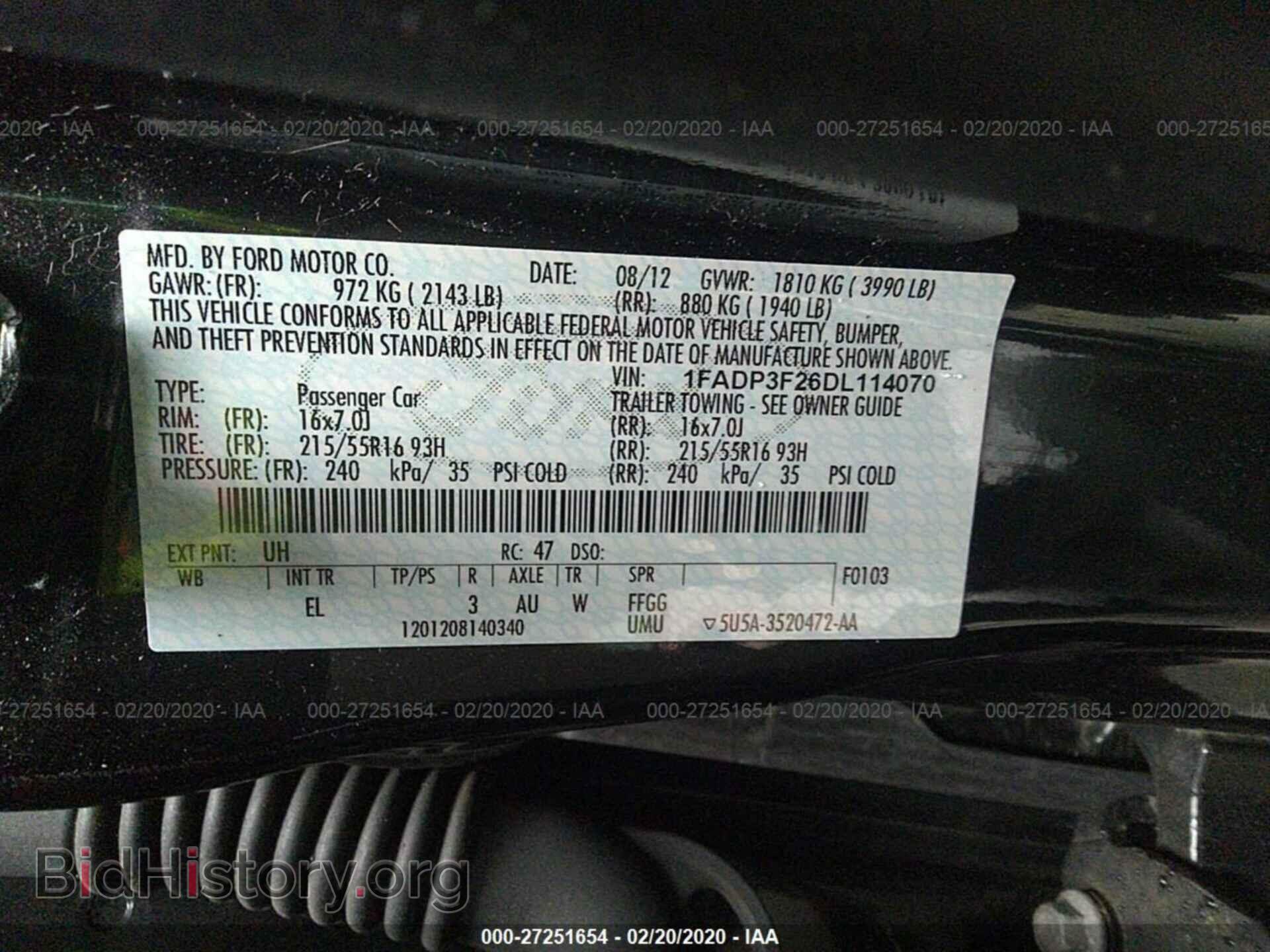 2013 FORD FOCUS - VIN: 1FADP3F26DL114070 - Photo 9