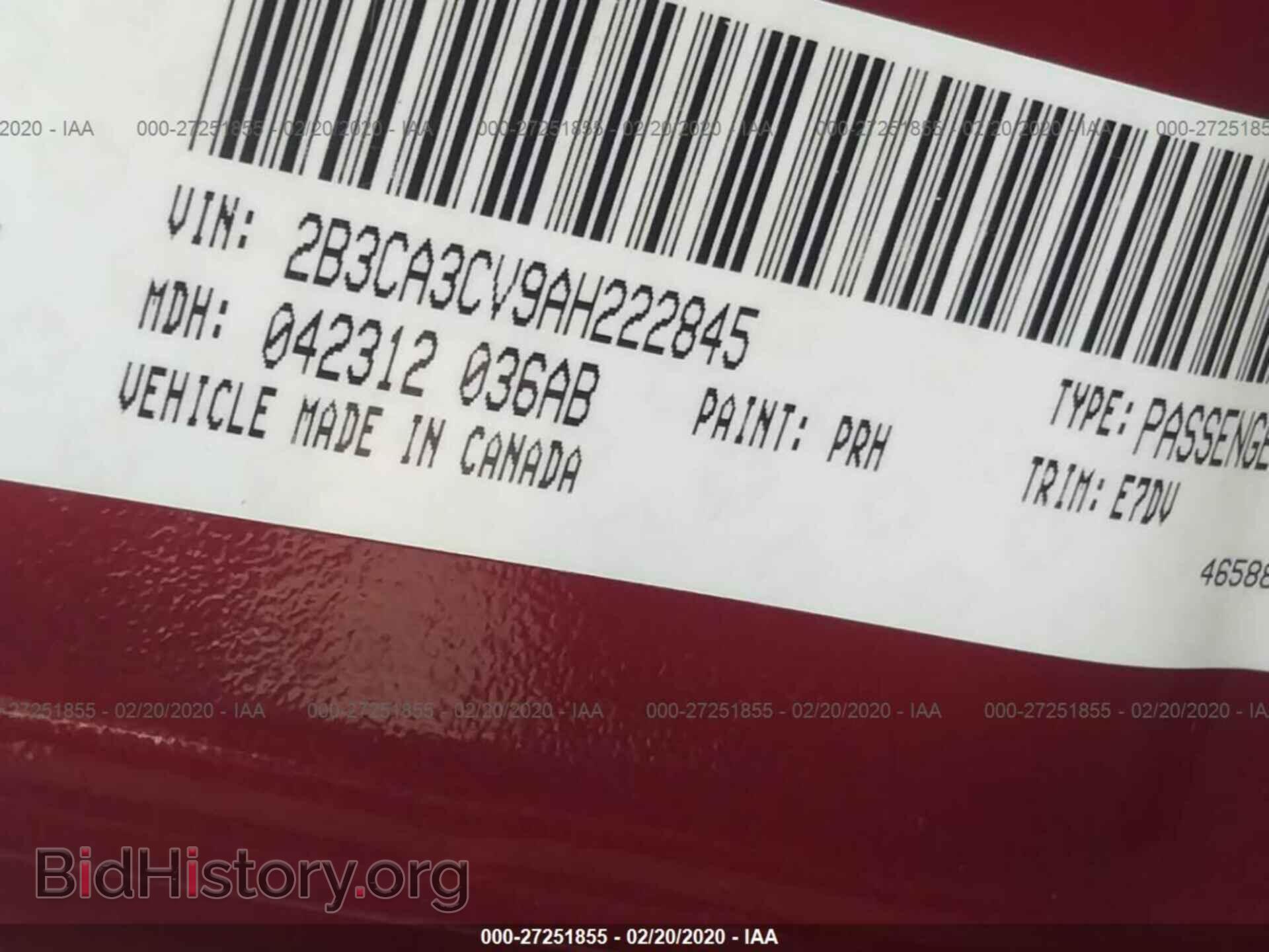 2010 DODGE CHARGER - VIN: 2B3CA3CV9AH222845 - Фото 9