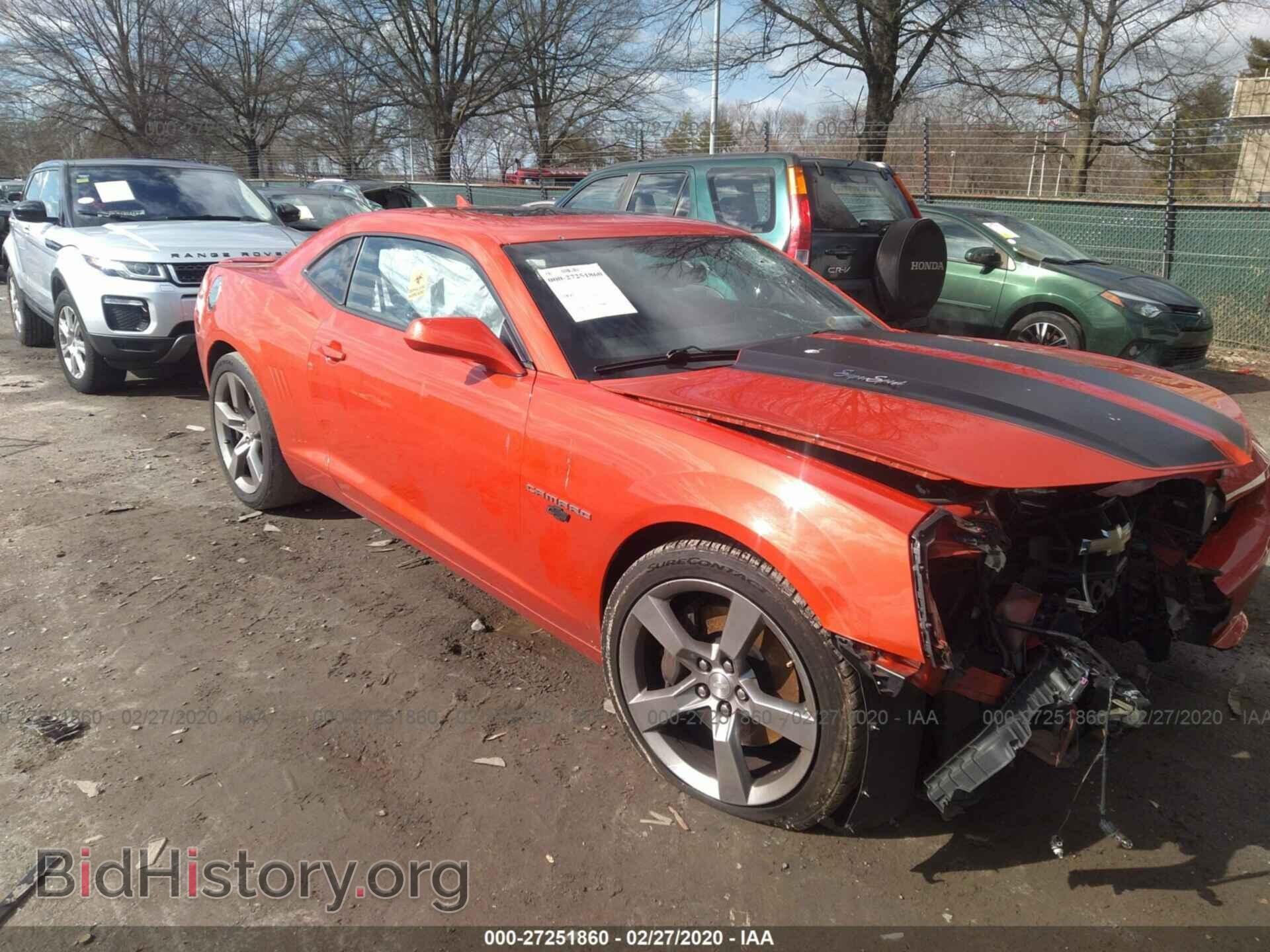 Photo 2G1FT1EW2C9209117 - CHEVROLET CAMARO 2012
