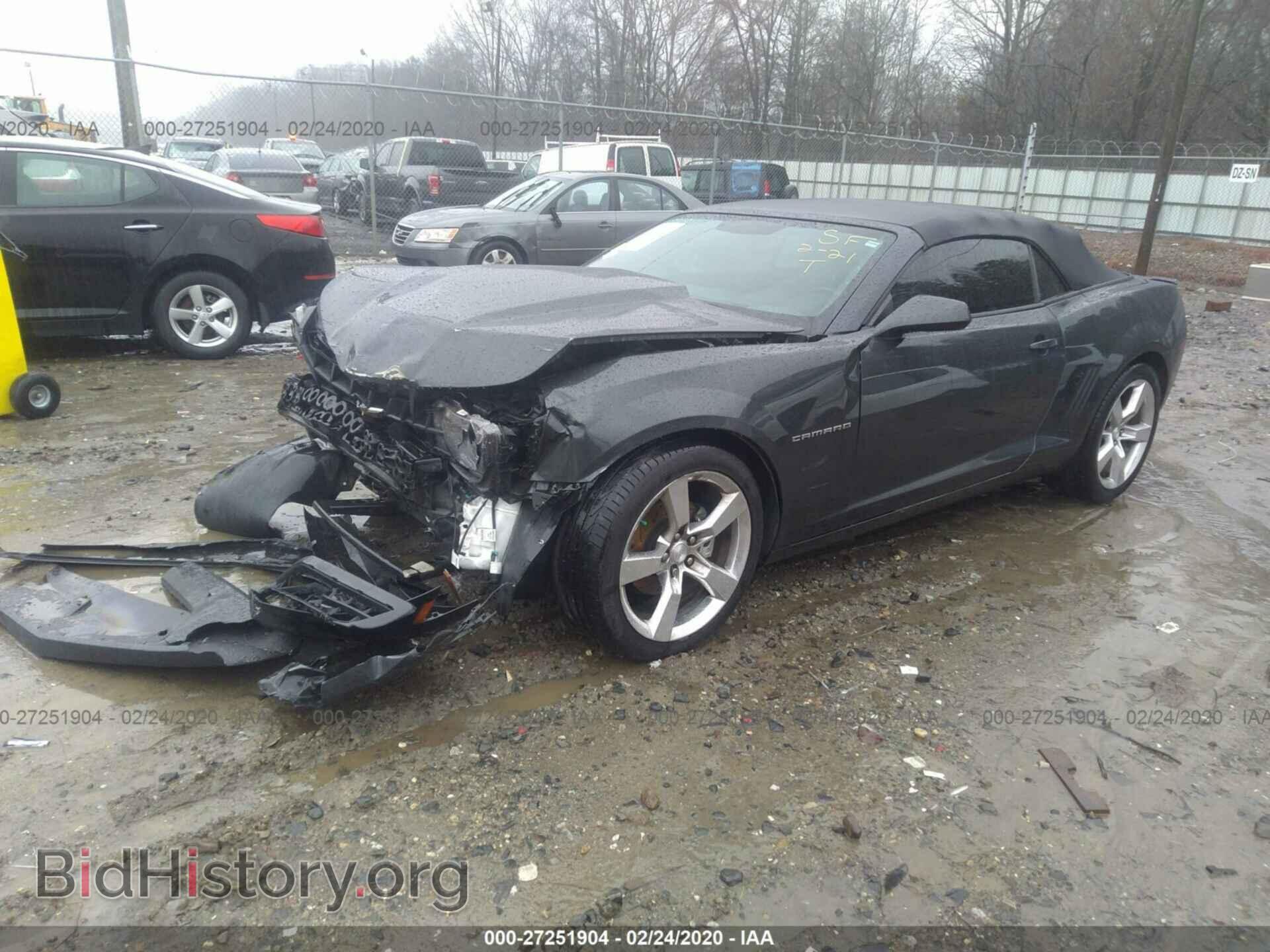2012 CHEVROLET CAMARO - VIN: 2G1FC3D31C9203022 - Фото 2
