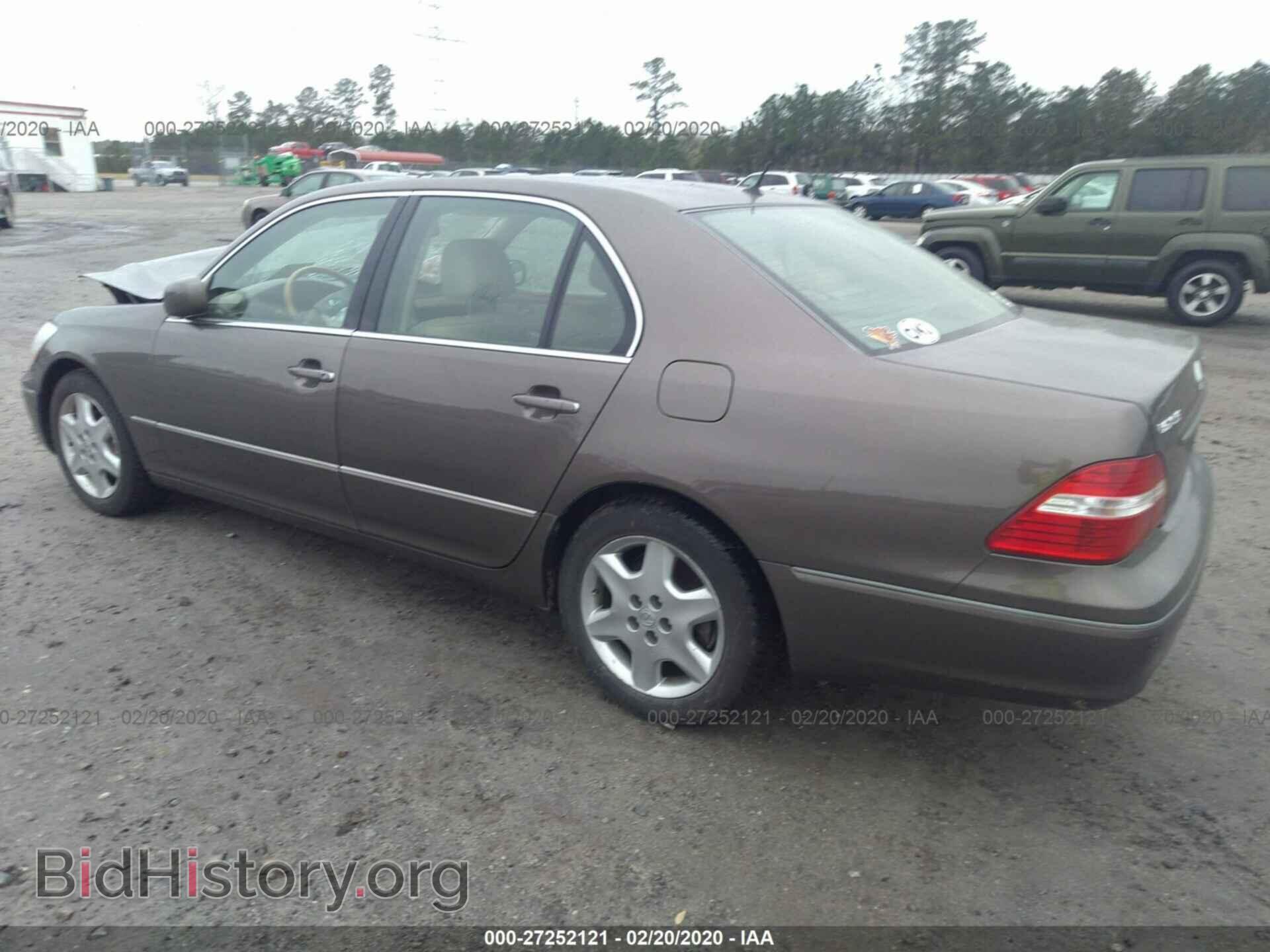 2005 LEXUS LS - VIN: JTHBN36F750178100 - Фото 3