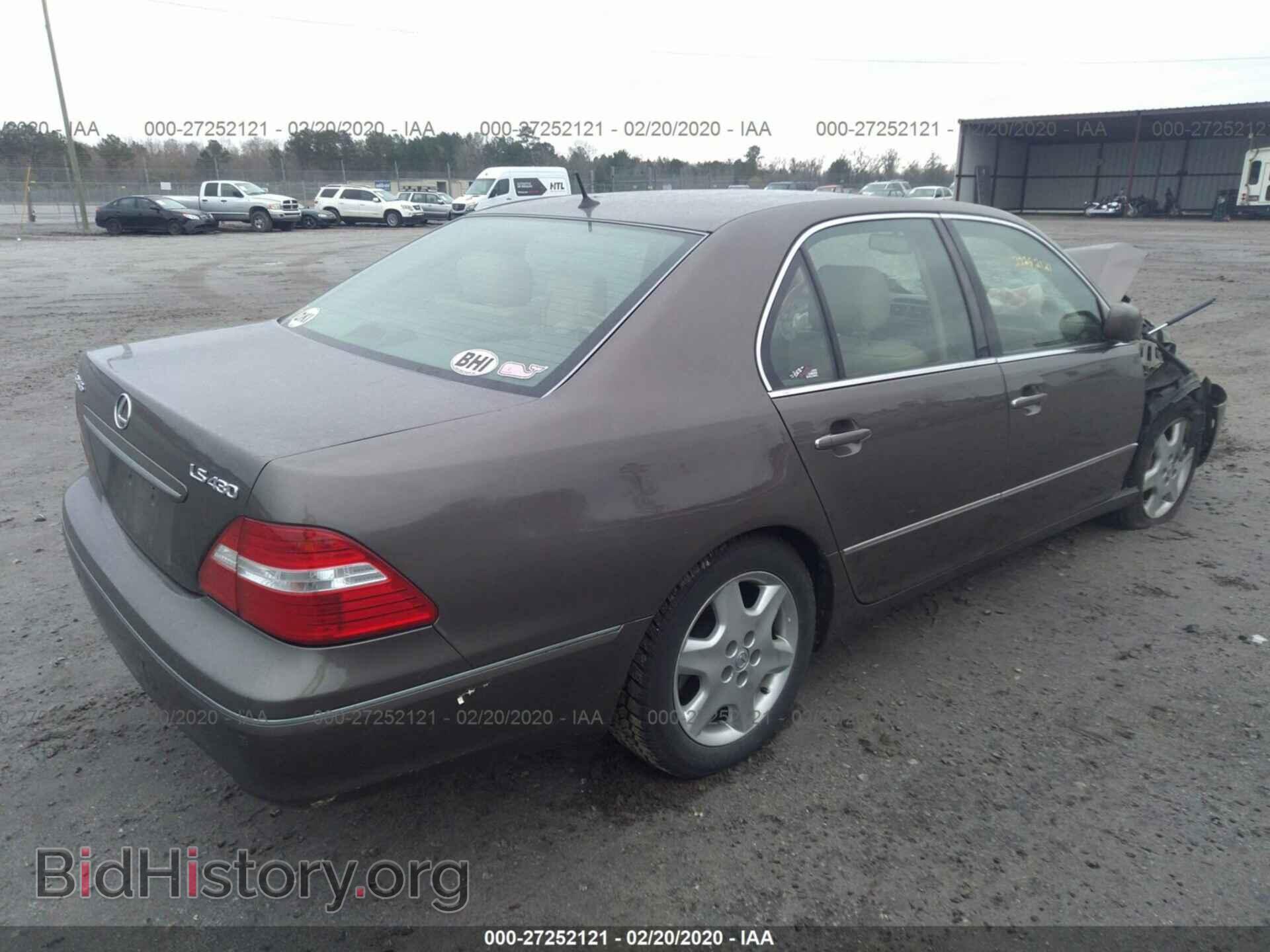 2005 LEXUS LS - VIN: JTHBN36F750178100 - Фото 4