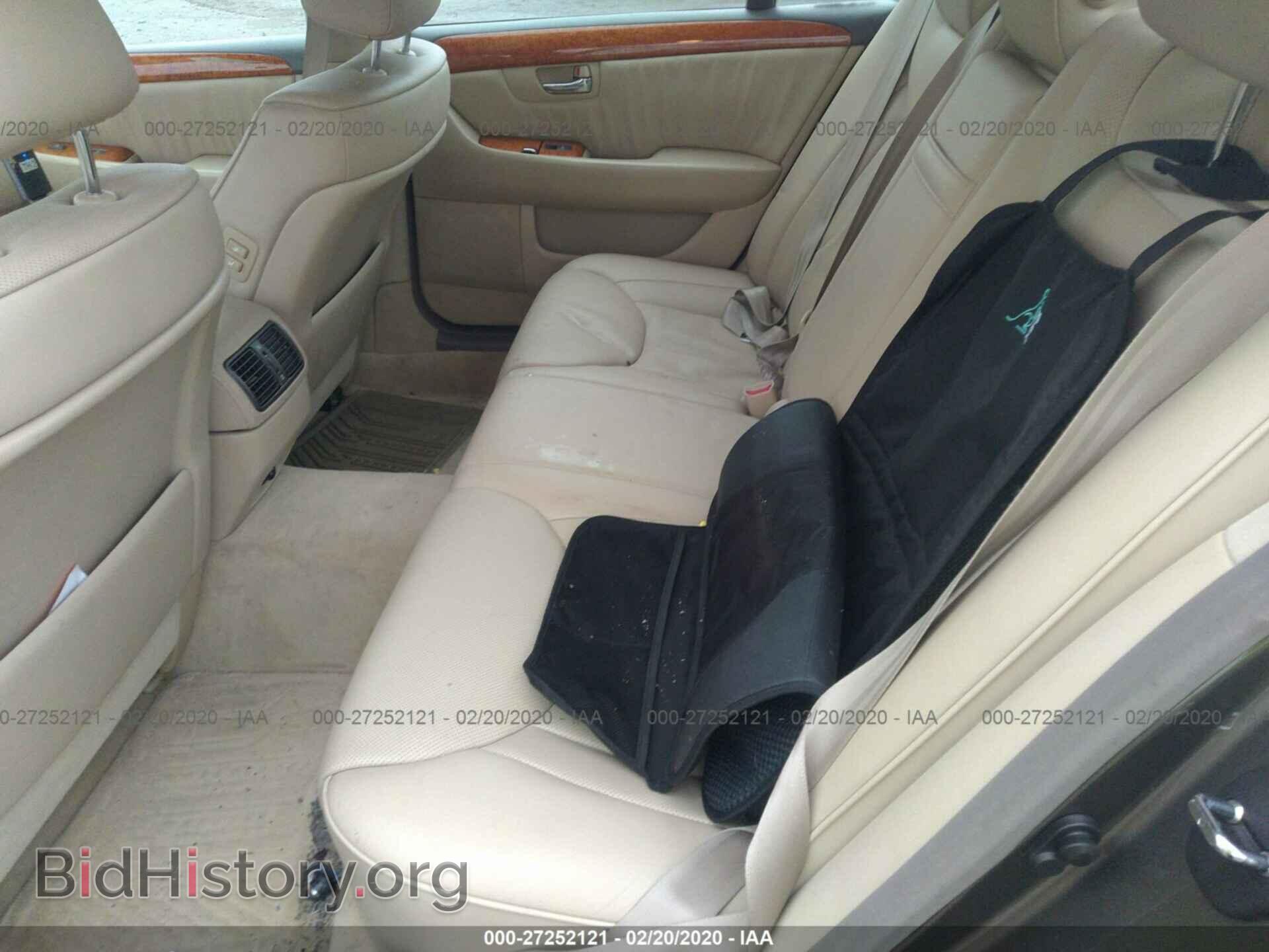 2005 LEXUS LS - VIN: JTHBN36F750178100 - Фото 8